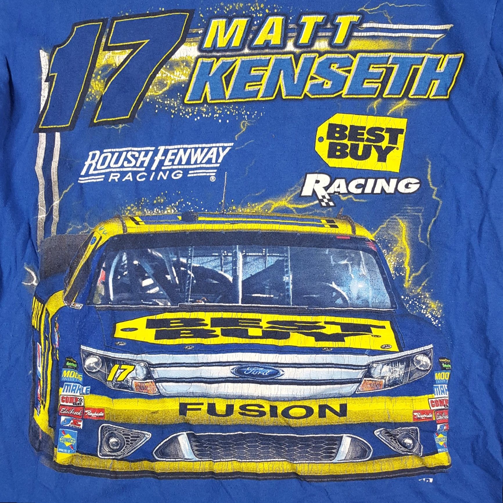 Vintage VINTAGE Matt Kenseth NASCAR Racing Men's Size S Double Sided Y2K Race T Shirt Size US S / EU 44-46 / 1 - 2 Thumbnail