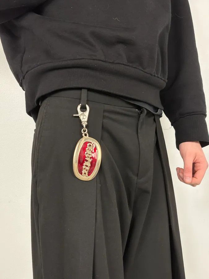 Dsquared2 2000s Dsquared2 Red & Grey Propaganda Charm Logo Keychain Size ONE SIZE - 1 Thumbnail