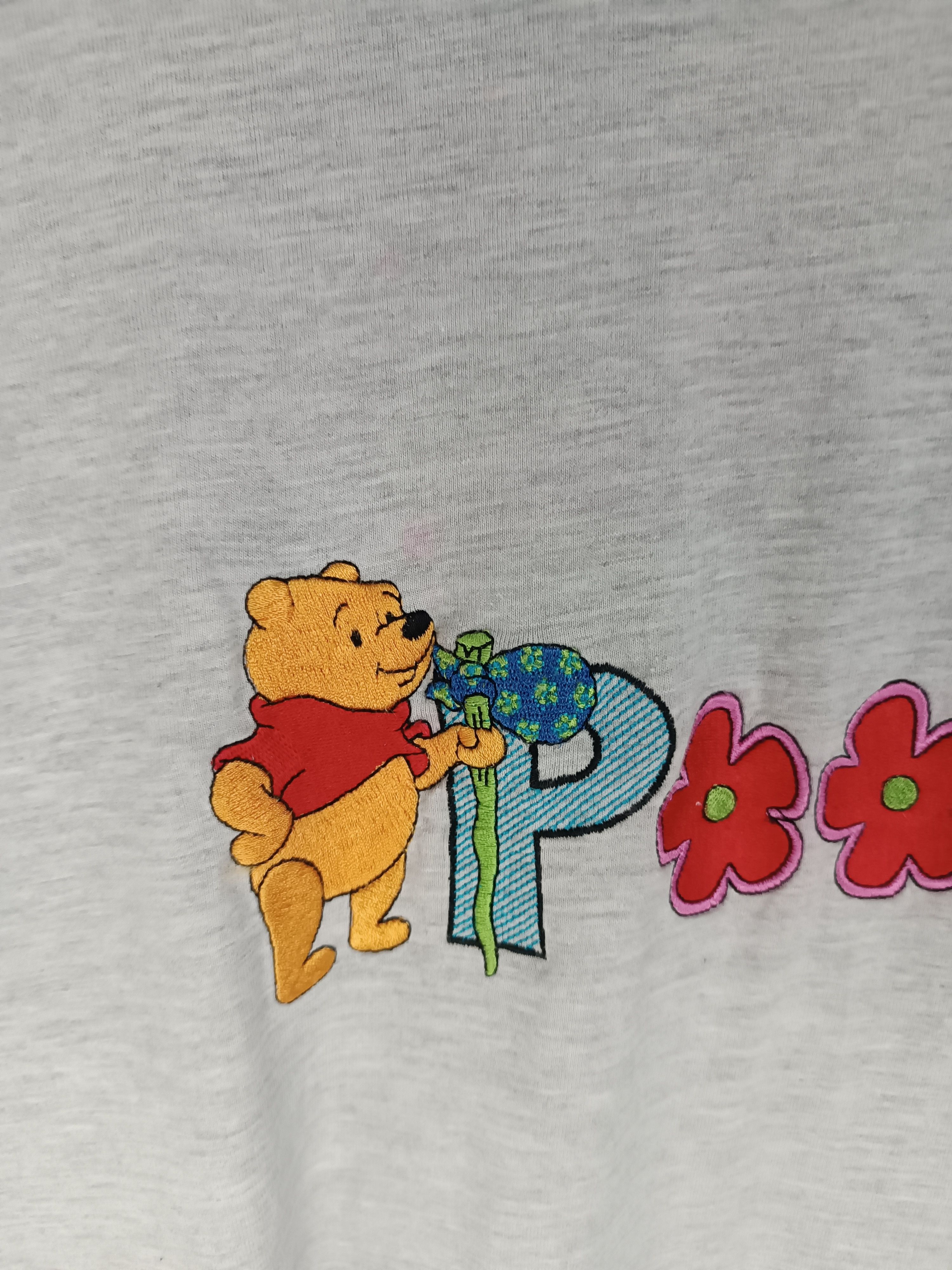 Disney VINTAGE 90'S DISNEY POOH EMBROID LOGO TEE piglet tigger roo Size US L / EU 52-54 / 3 - 12 Thumbnail
