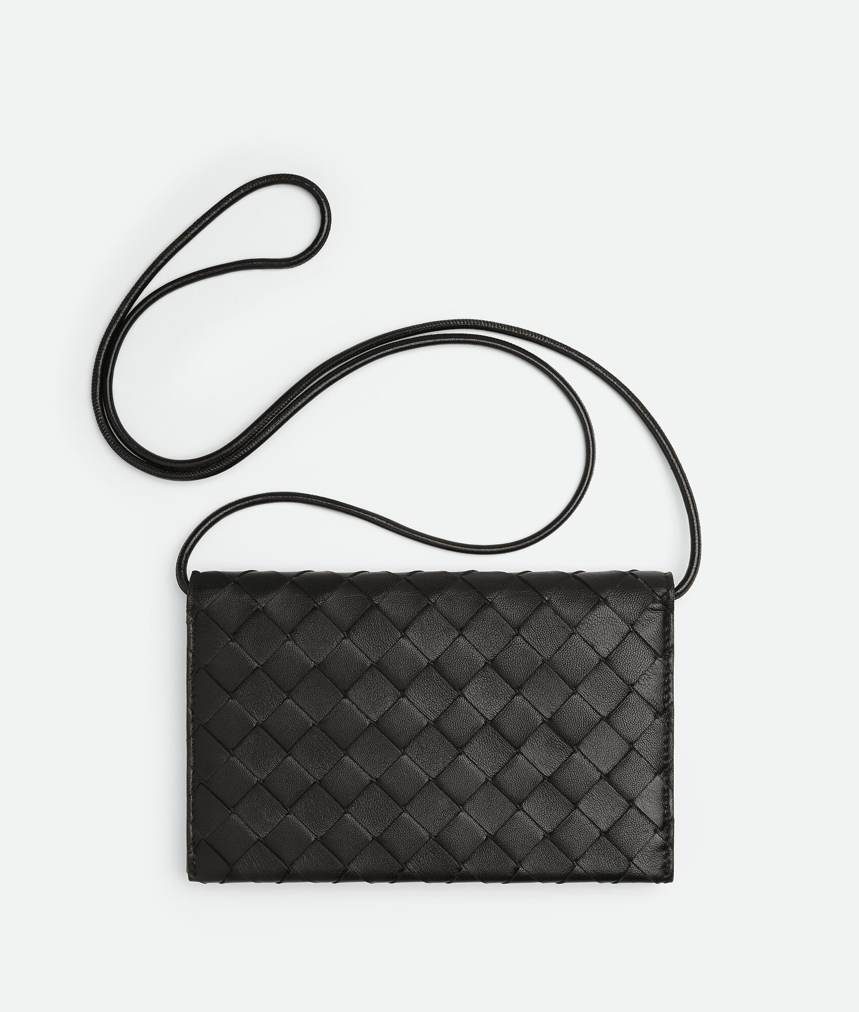 Bottega Veneta o1loc1c0824 Size: OS / Wallet On Strap in Black Size ONE SIZE - 3 Thumbnail