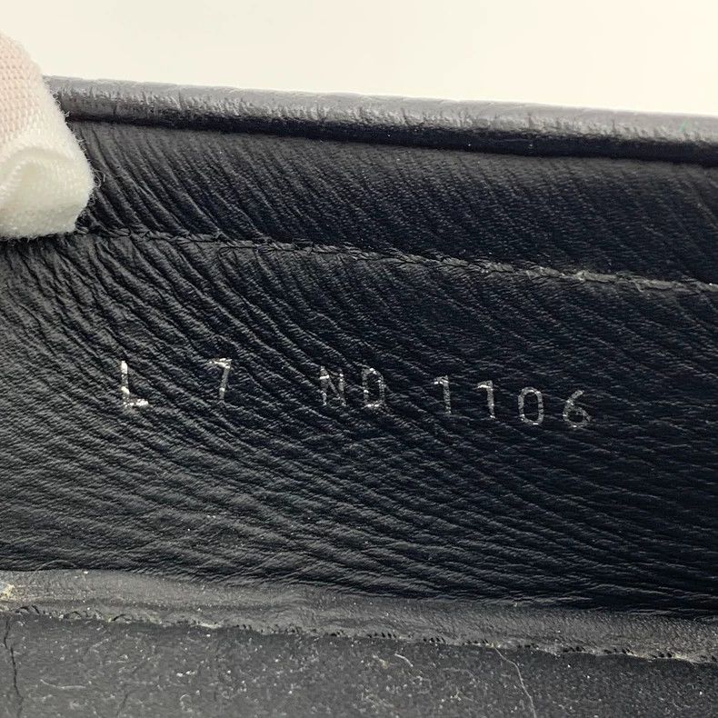 Louis Vuitton Louis Vuitton Black silver button slip-on casual shoes Size US 6.5 / IT 36.5 - 6 Thumbnail