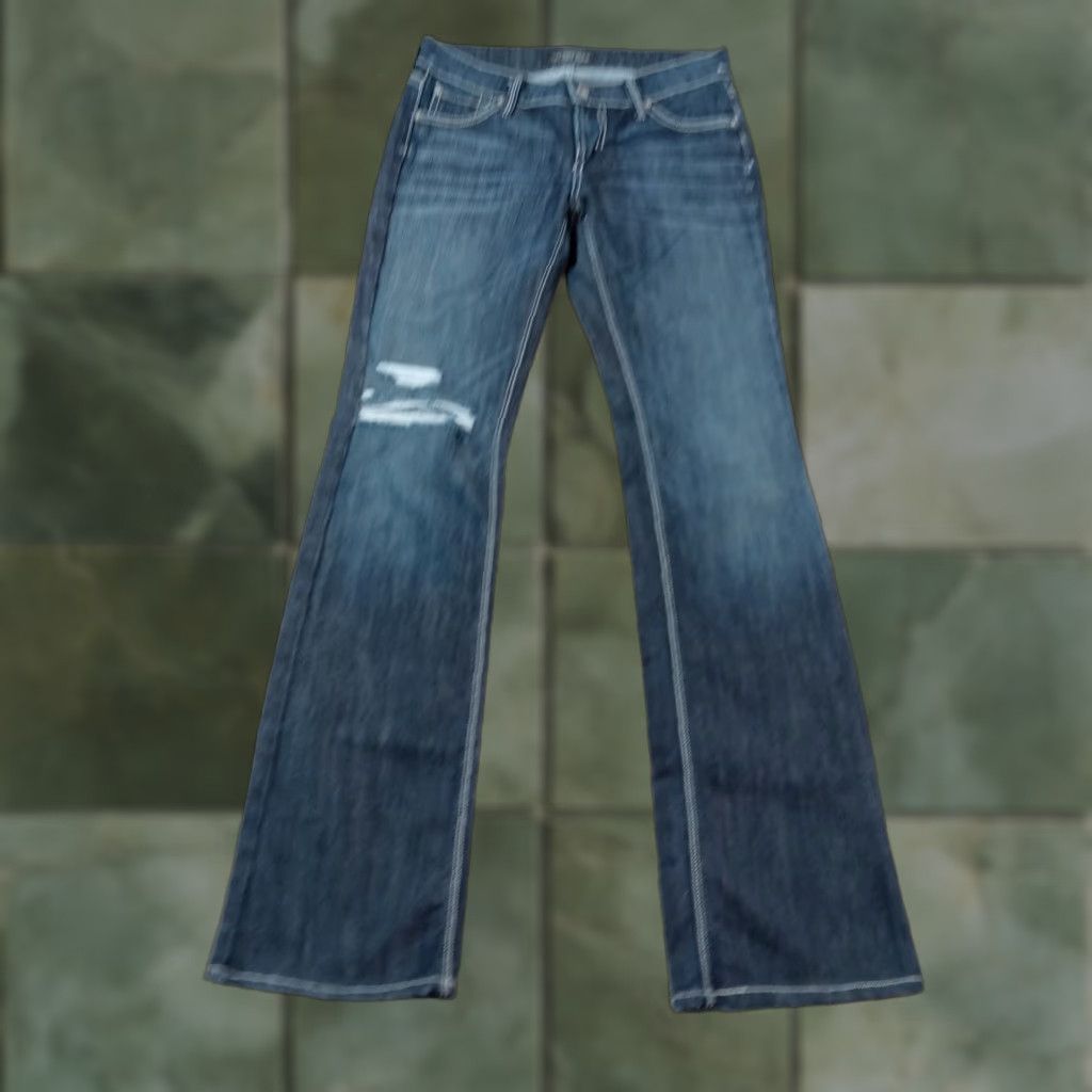 Vintage James Jeans Women's Blue Bootcut Mid Rise Stretch Jeans Size 26 Size 26" / US 2 / IT 38 - 1 Thumbnail