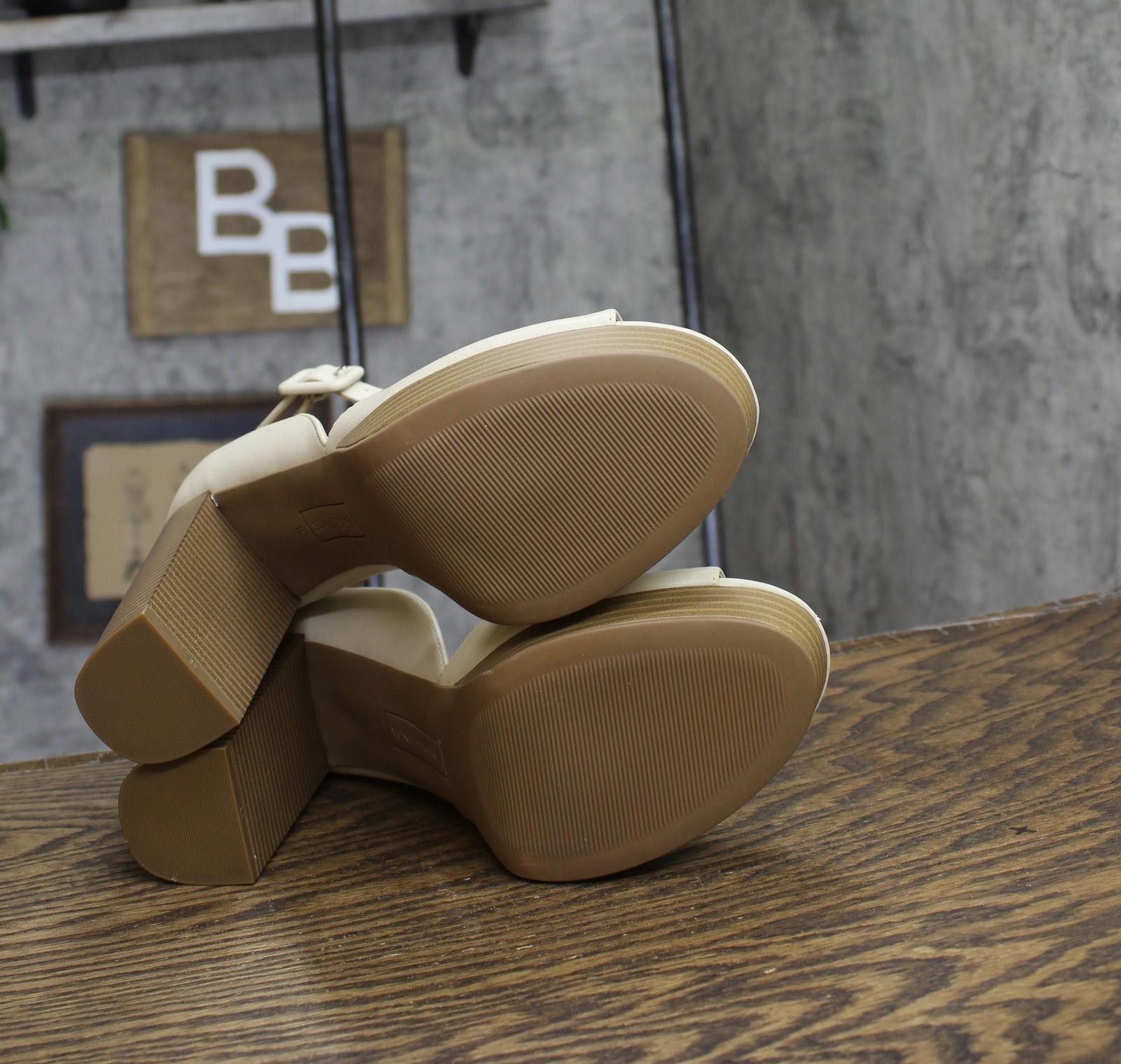 Other Sun + Stone Platform Sandals 10018613200 Bone Brown 10m Size US 10 / IT 40 - 5 Thumbnail