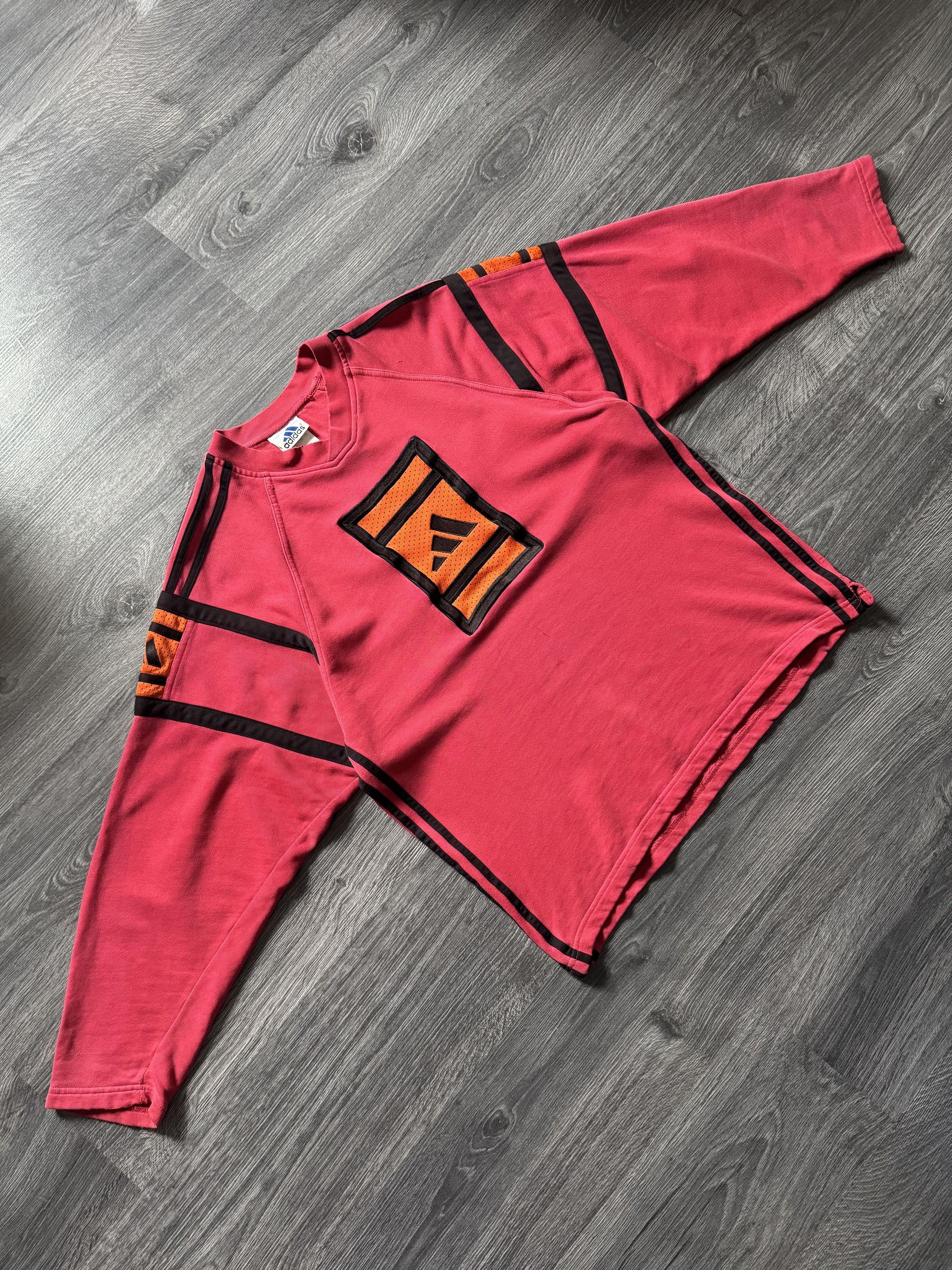 Adidas Vintage 90s Adidas Sweatshirt Pullover Embroidery Logo Size US S / EU 44-46 / 1 - 3 Thumbnail