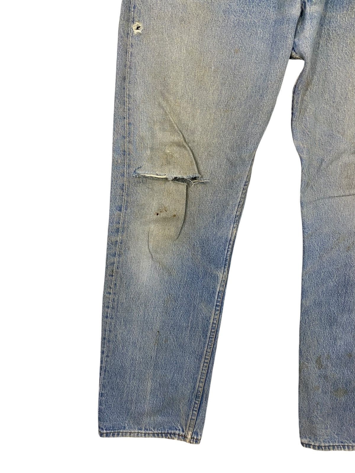 Levi's Vintage levis 80s 501 denim distressed Size US 33 - 4 Thumbnail