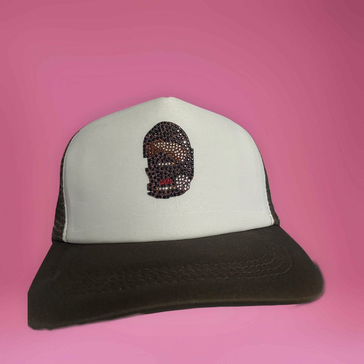 Designer GODBLESSKHAN CRUSTED LOGO TRUCKER Size ONE SIZE - 1 Thumbnail