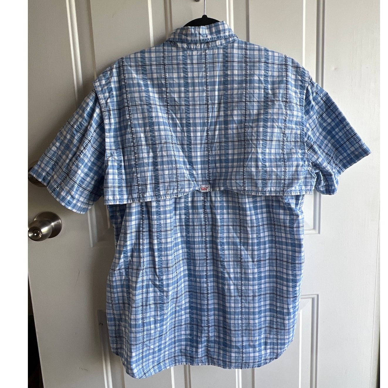 Vineyard Vines Vineyard Vines Harbor Shirt Blue White Plaid SS Button Up Size US M / EU 48-50 / 2 - 2 Thumbnail