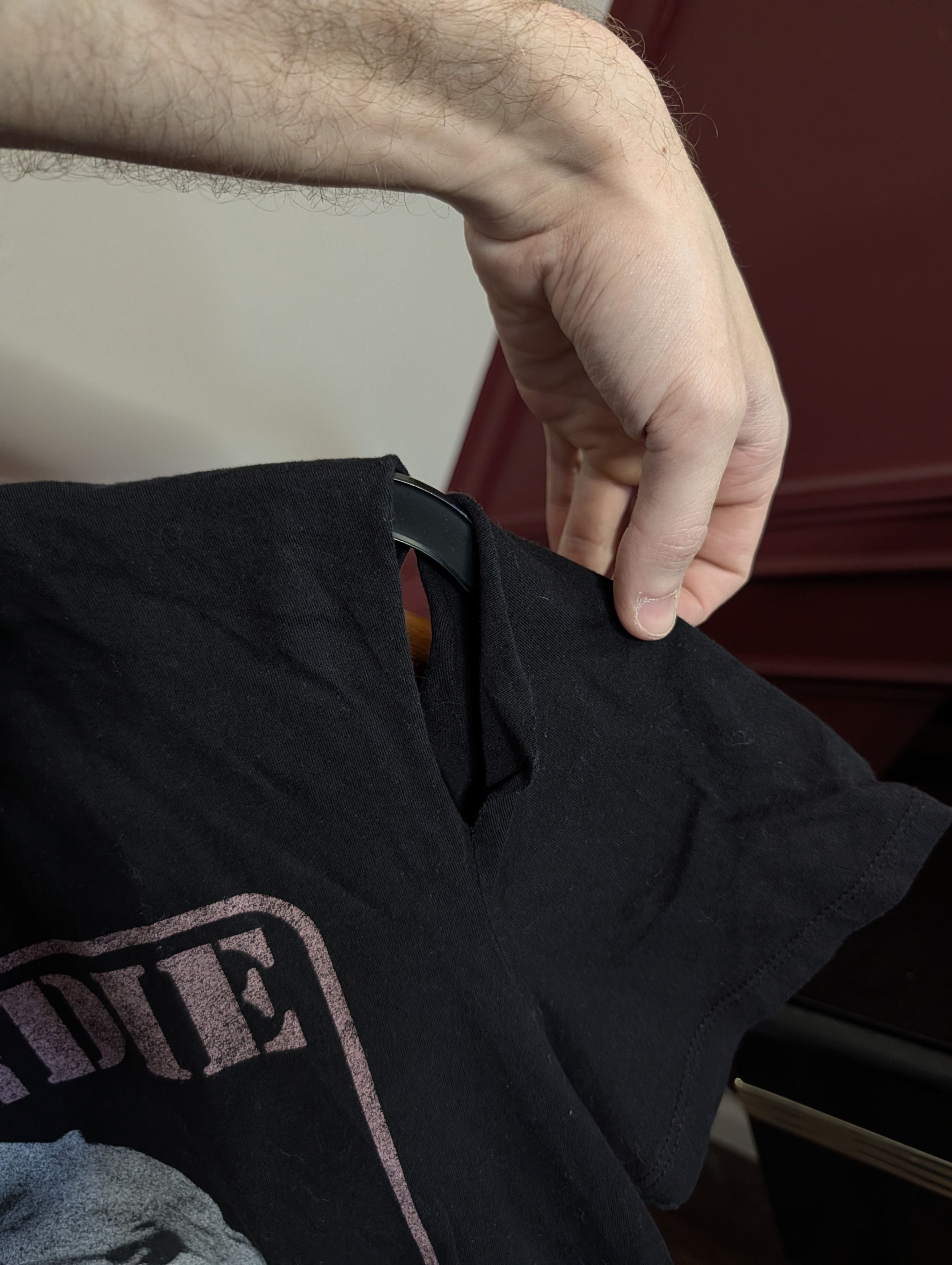 The Recycled Planet Hand distressed open shoulder Blondie black t-shirt Size M / US 6-8 / IT 42-44 - 4 Thumbnail