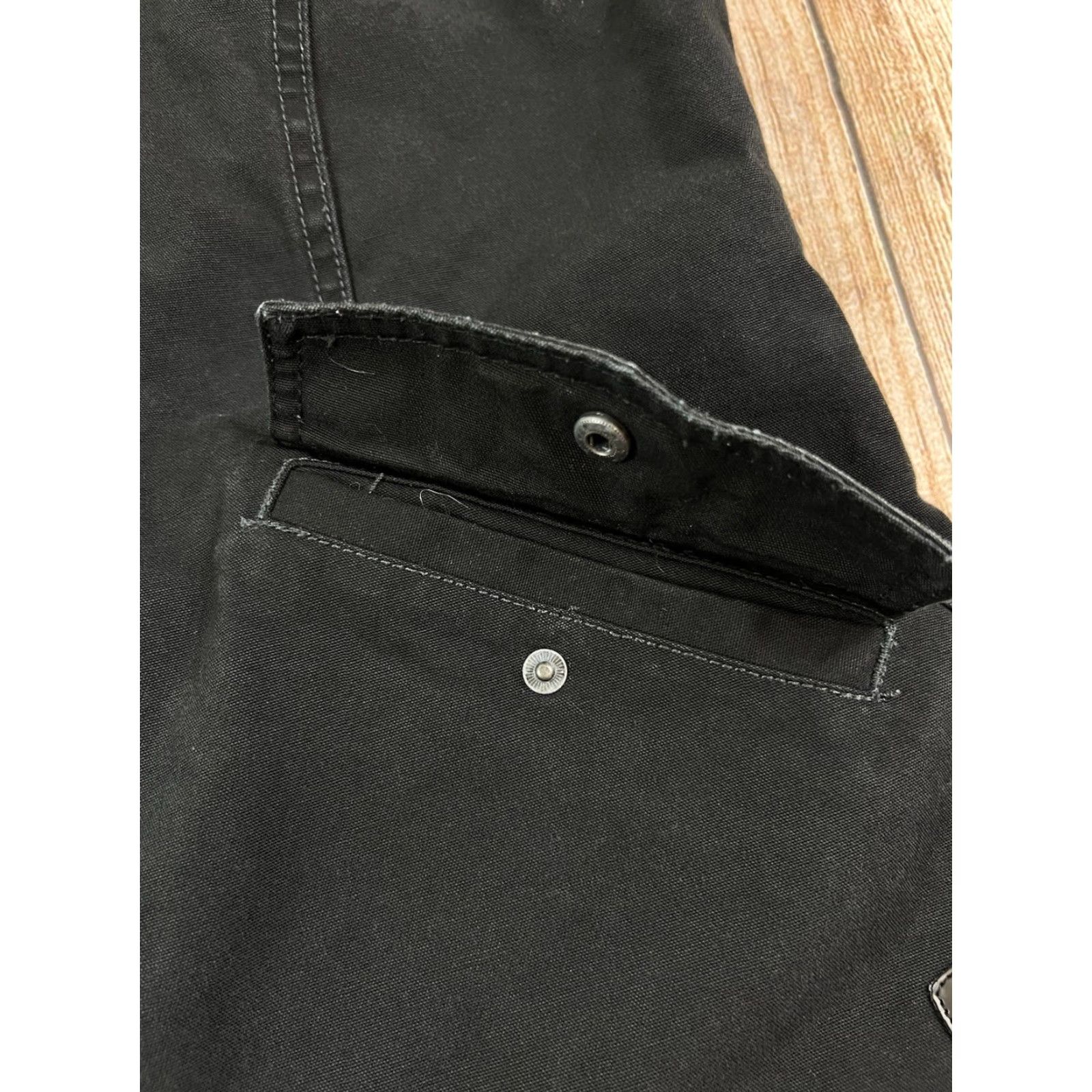 Vintage Noble Outfitters Canvas Vest Women Fleece Lined Black Gray Size XL Weather Barn Western Outdoor Classic Short Sleeveless Full Zip Size XL / US 12-14 / IT 48-50 - 5 Thumbnail