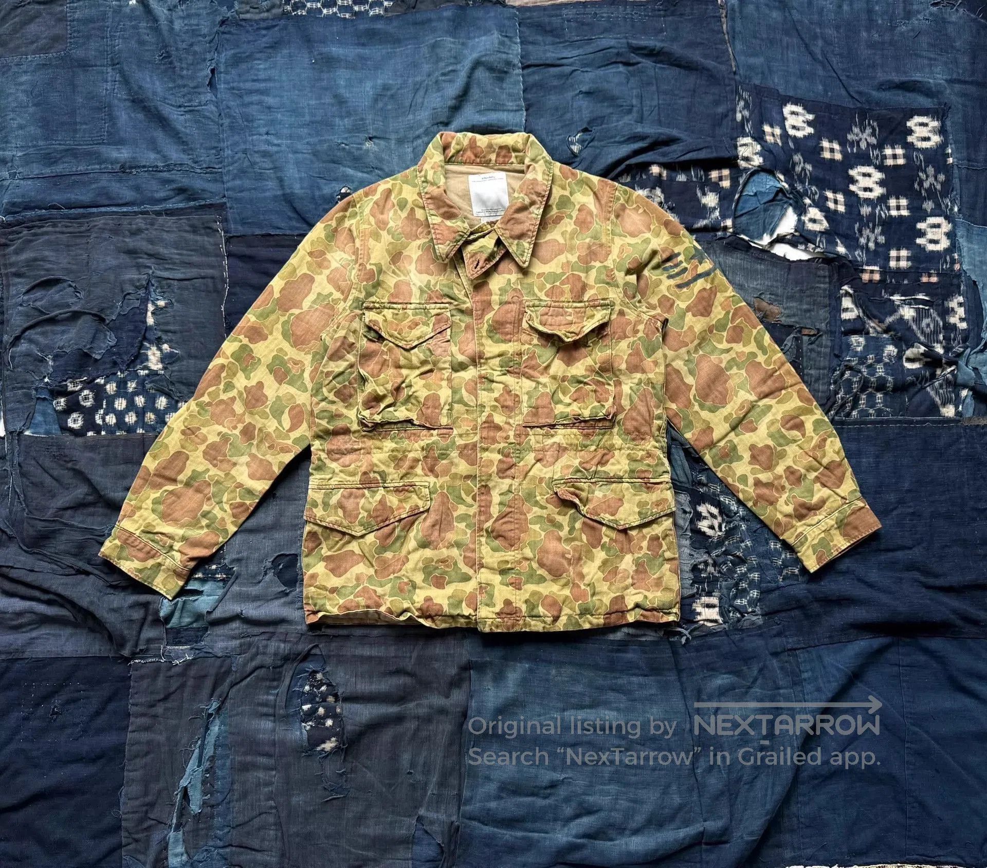 Visvim Green Camo Print Utility Jacket Size M. Size US M / EU 48-50 / 2 - 1 Thumbnail