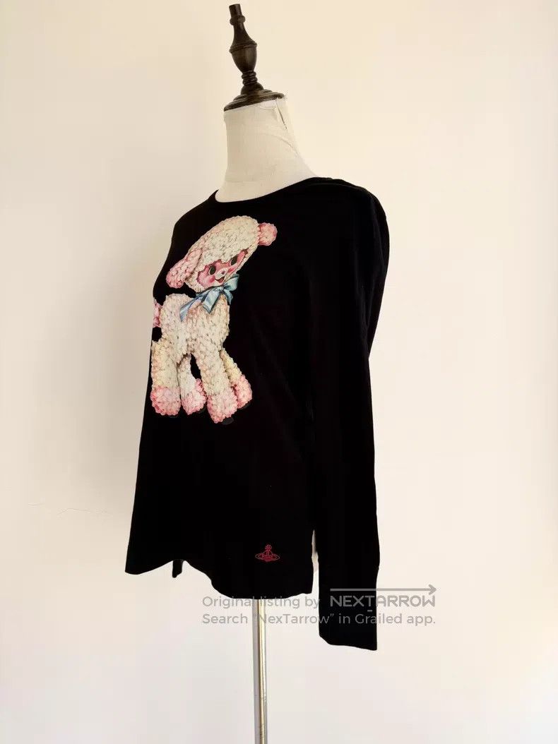 Vivienne Westwood Vivienne Westwood Black lamb long-sleeve top Size M / US 6-8 / IT 42-44 - 4 Thumbnail