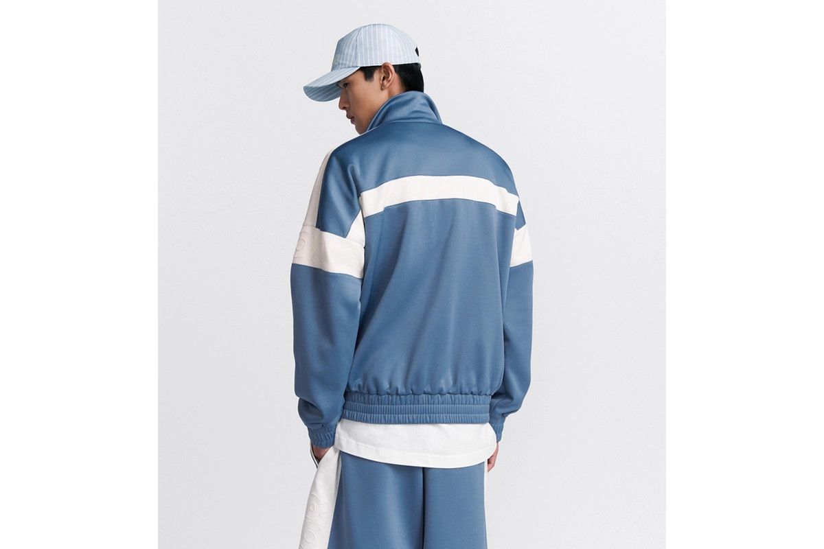 Dior o1bcso1str0226 Zipped Track Jacket in Blue/White Size US XL / EU 56 / 4 - 6 Thumbnail