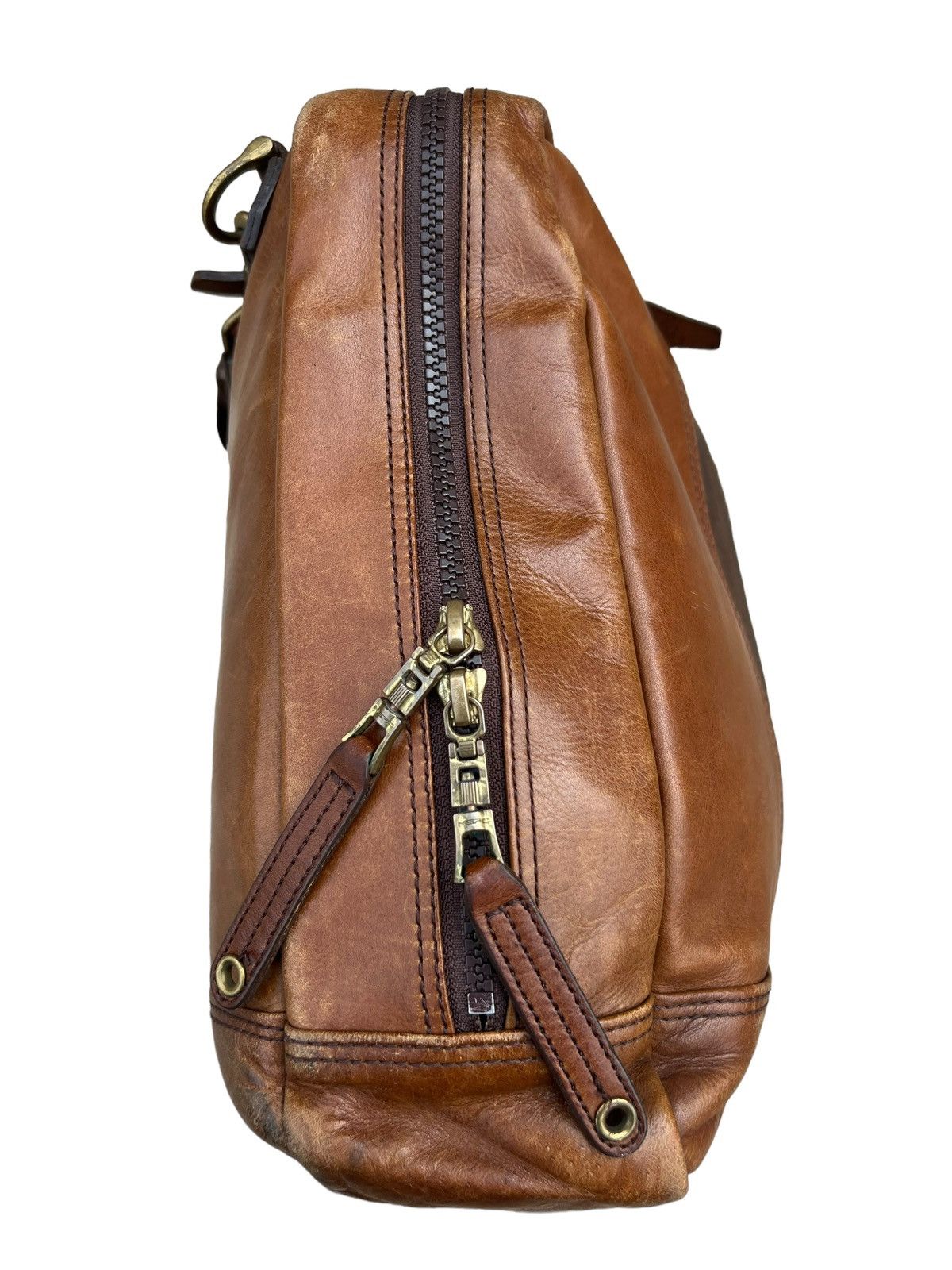 Leather × MasterPiece Masterpiece Japan Patina Leather 2 Way Bag Size ONE SIZE - 13 Thumbnail
