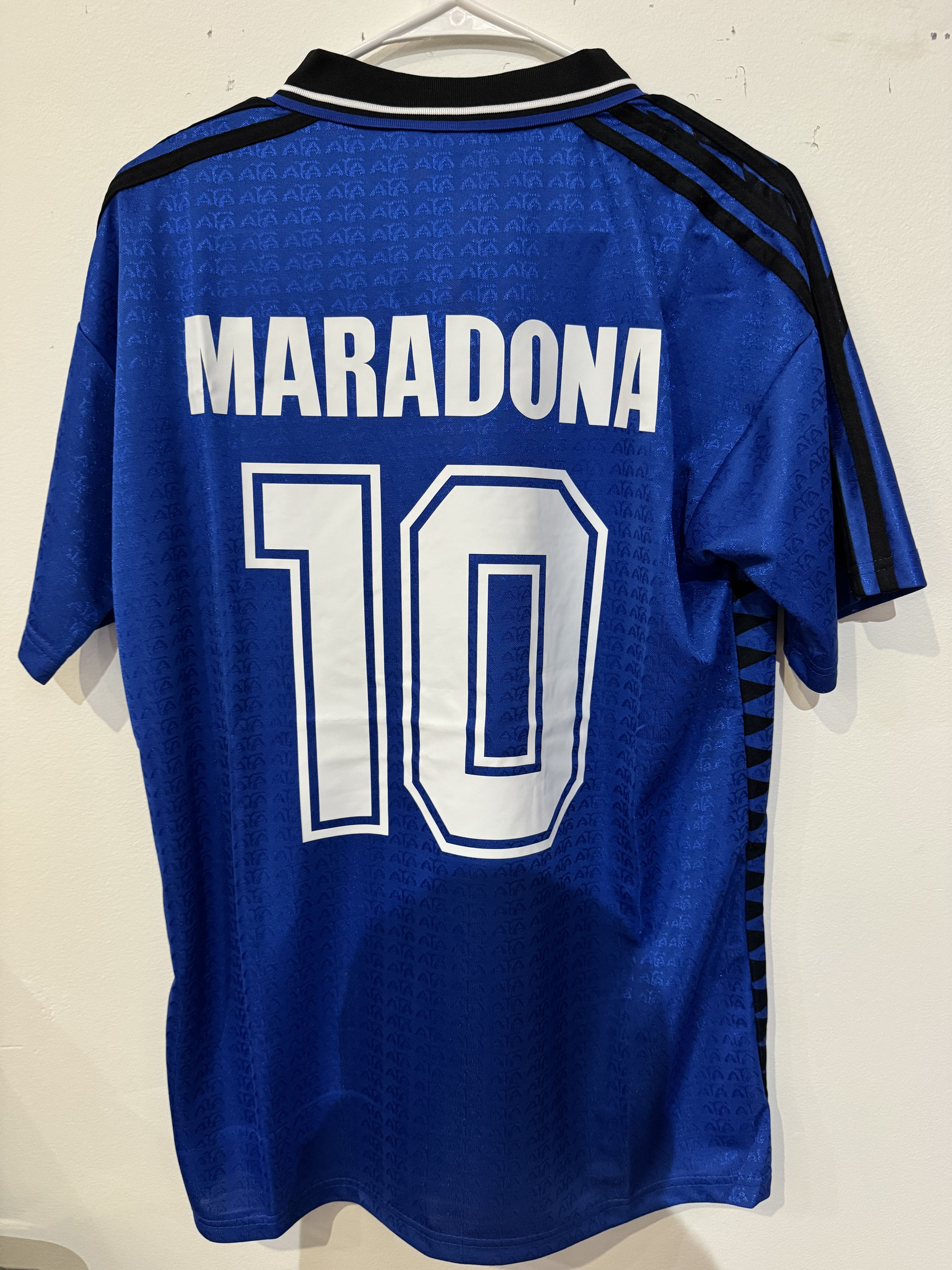 Argentina MARADONA #10 Retro Soccer Jersey Men’s NWT 2XL
