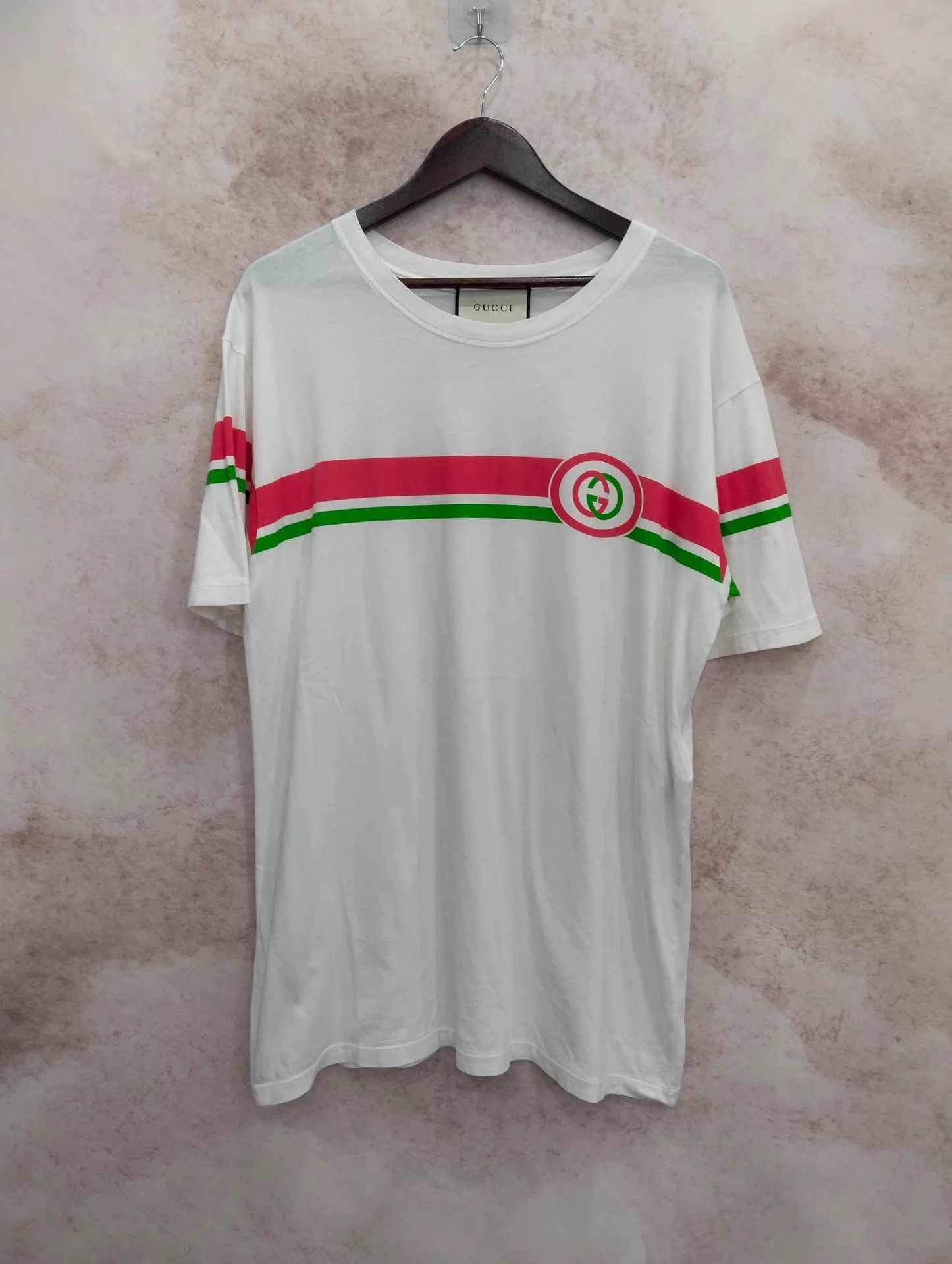 Gucci GUCCI GG Stripe Print Tee S 95 New Size US S / EU 44-46 / 1 - 1 Thumbnail