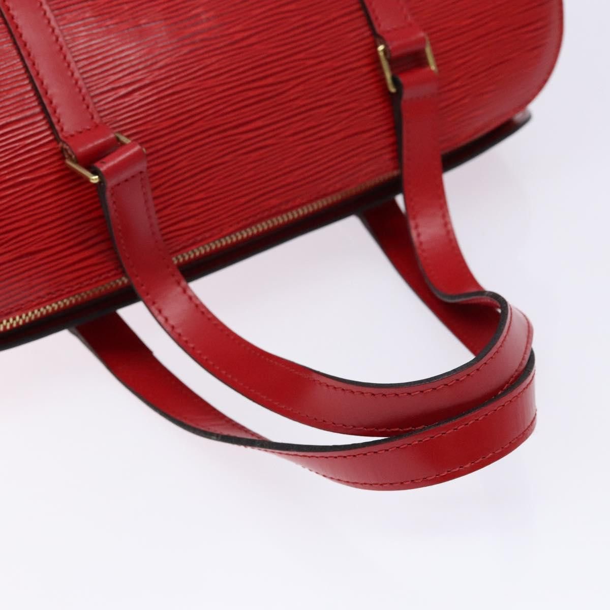 Louis Vuitton LOUIS VUITTON Epi Soufflot Hand Bag Red M52227 Size ONE SIZE - 7 Thumbnail