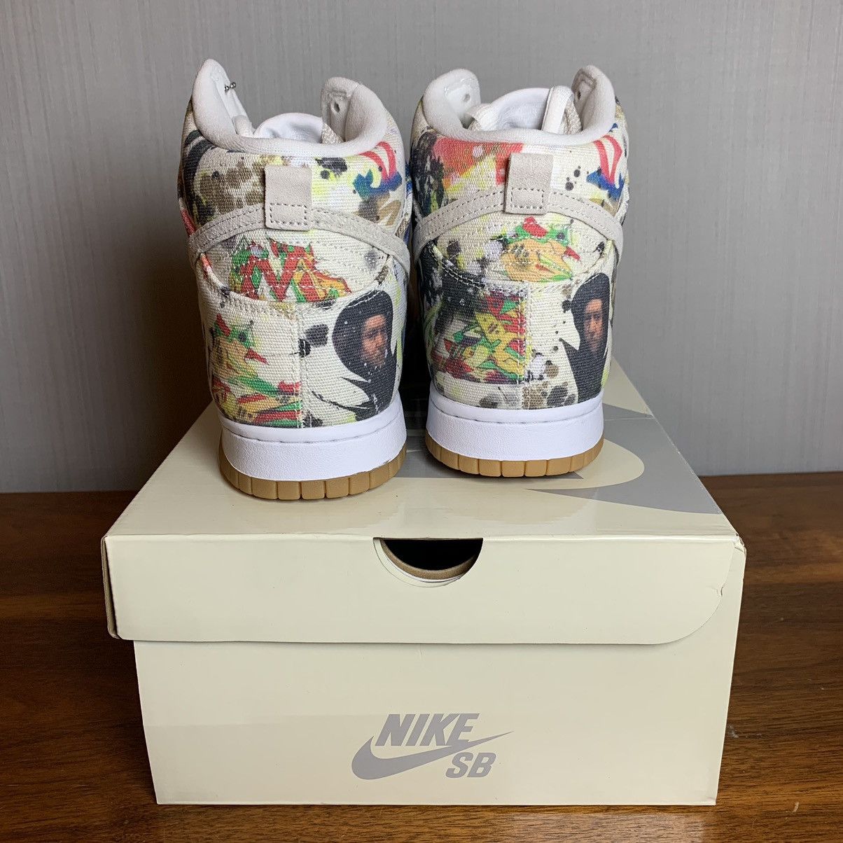 Nike × Supreme Supreme Nike SB Dunk High Rammellzee Size US 11 / EU 44 - 9 Thumbnail