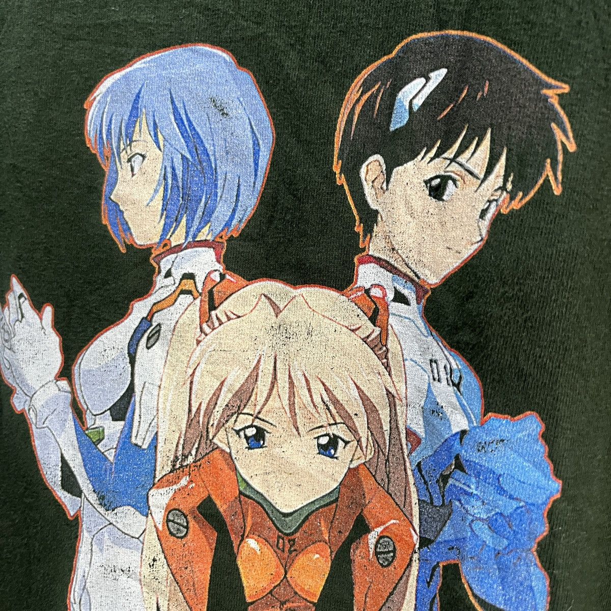 Anime × Vintage Vintage 00's The Three Children Neon Genesis Evangelion Size US L / EU 52-54 / 3 - 10 Thumbnail