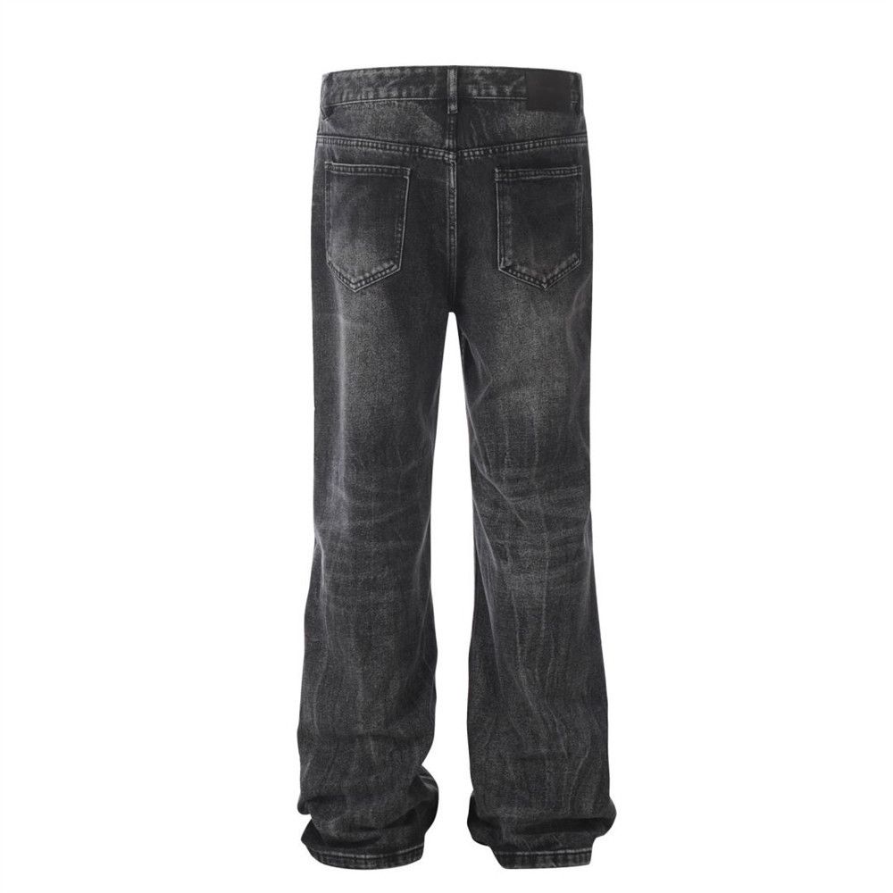 Japanese Brand × Jean Men's trendy tie-dye ripped distressed washed jeans Size US 32 / EU 48 - 3 Thumbnail