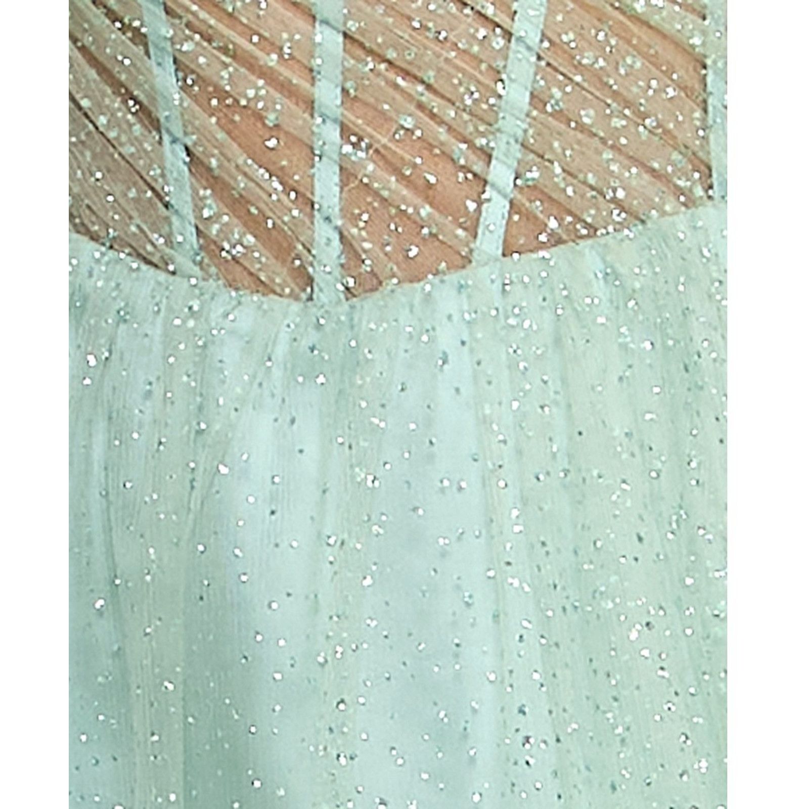 Other B Darlin Juniors' Glitter Mesh Corset Ball Gown Size 11/12 Size M / US 6-8 / IT 42-44 - 5 Thumbnail