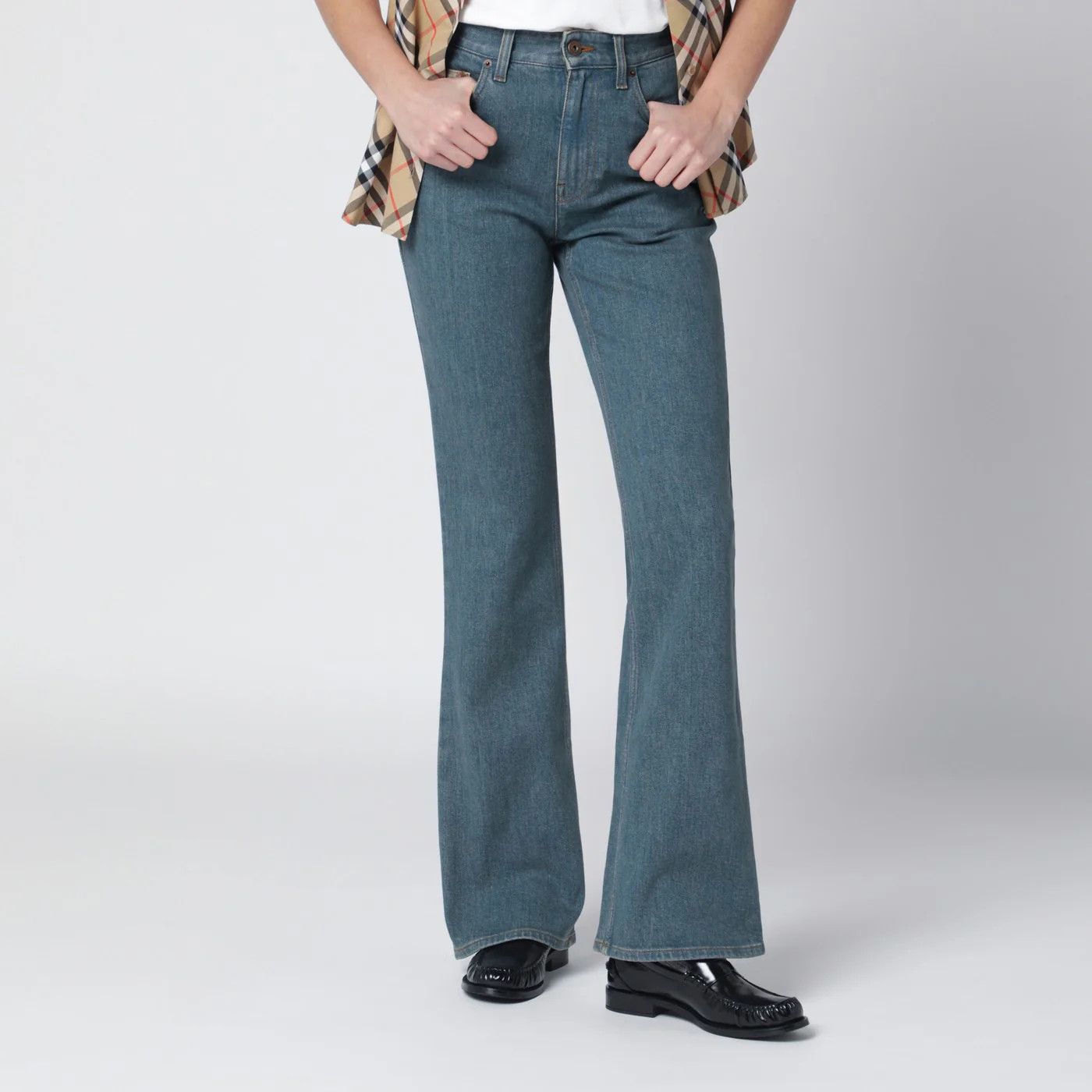 Burberry o1d2blof0426 Denim Jeans in Blue Size 26" / US 2 / IT 38 - 2 Thumbnail
