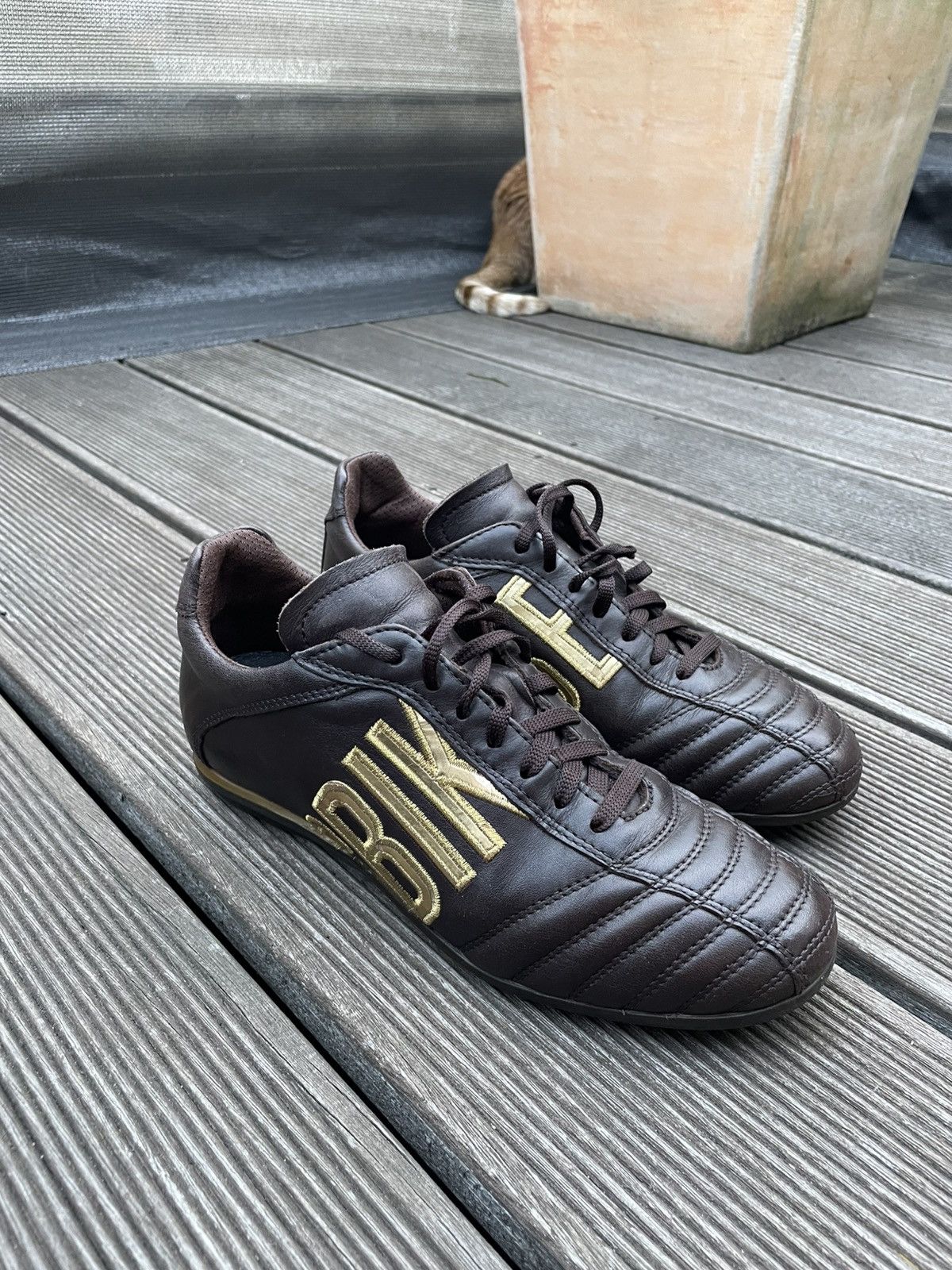 Dirk Bikkembergs Dirk Bikkembergs Leather Sneakers Size US 8 / IT 38 - 1 Thumbnail