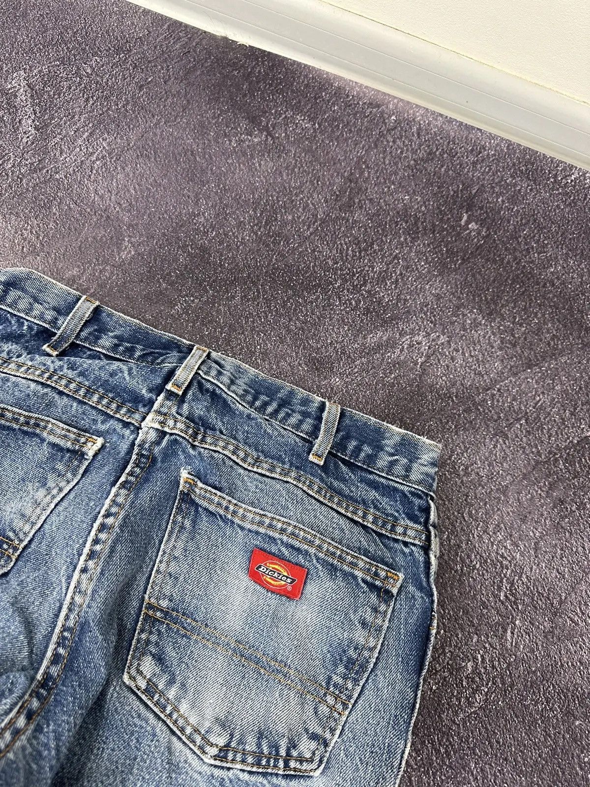 Dickies × Vintage Vintage Dickies USA Faded Blue Hype Work Denim Jeans Size US 32 / EU 48 - 6 Thumbnail