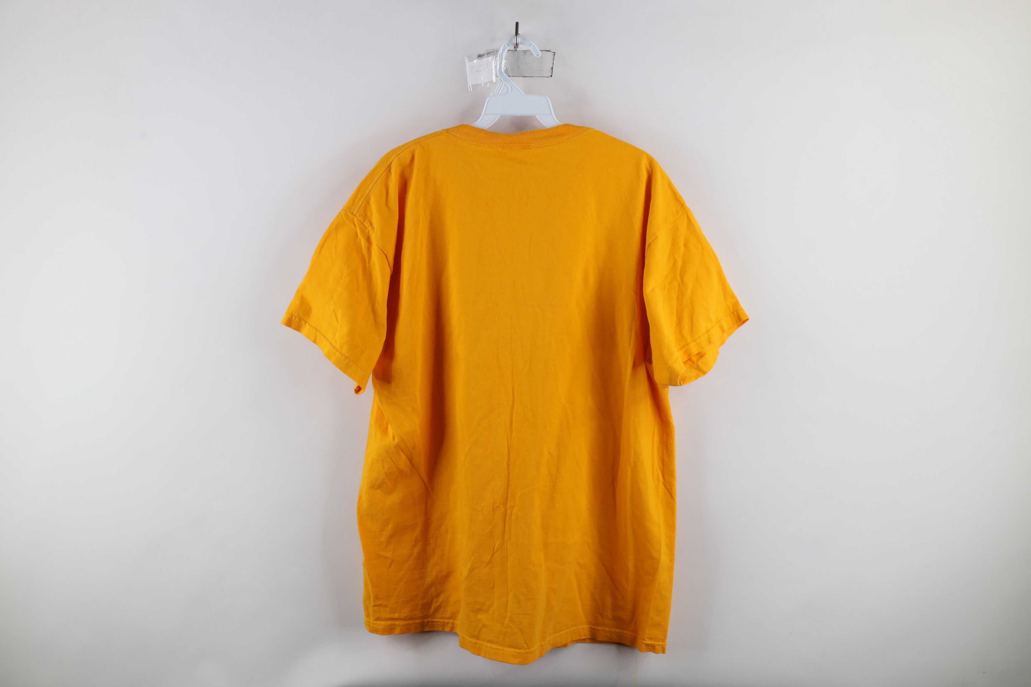 Vintage Vintage 90s Streetwear Short Sleeve T-Shirt Yellow Cotton Size US L / EU 52-54 / 3 - 7 Thumbnail