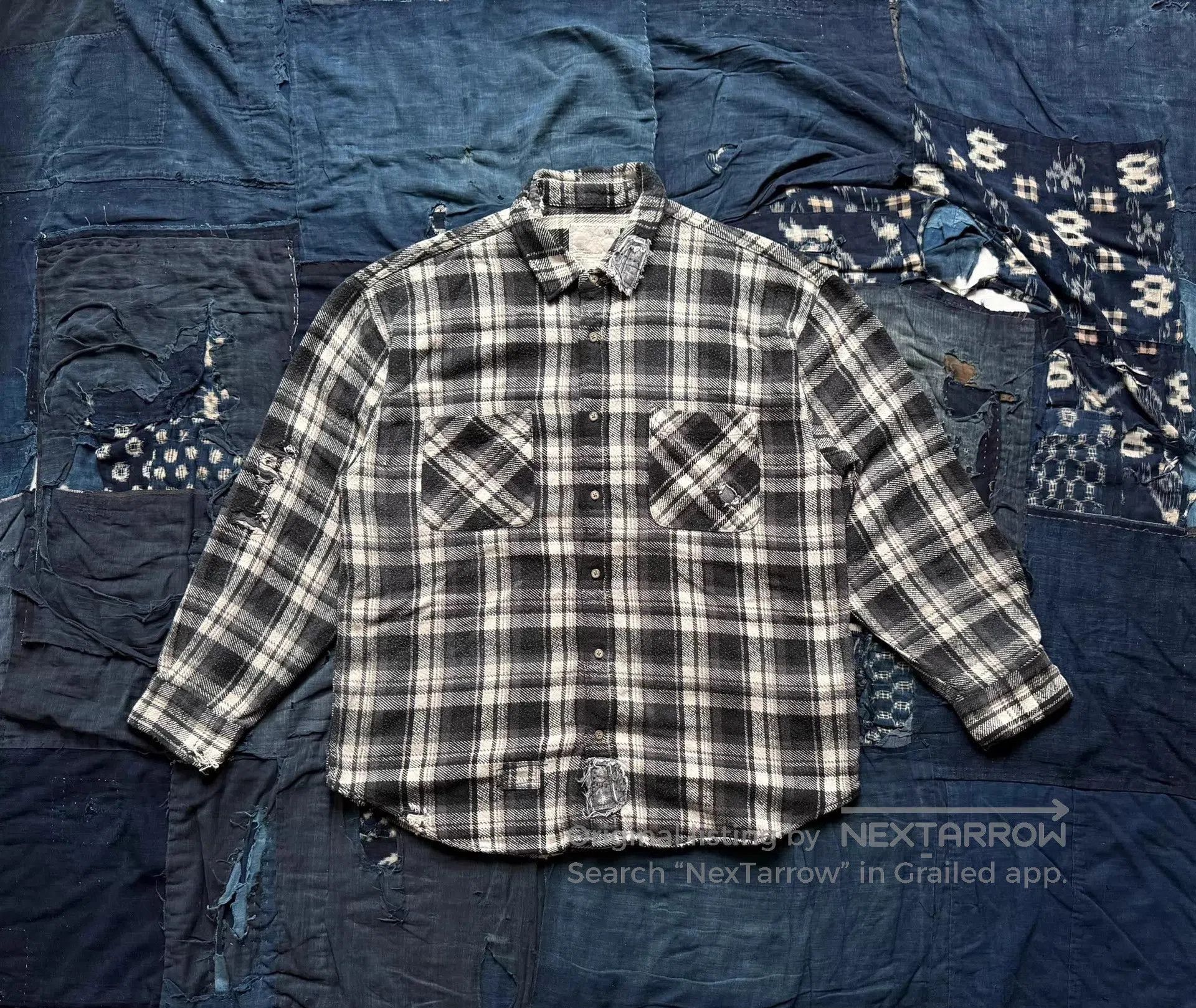 Madness Plaid Long Sleeve Button-Up Shirt. Size US L / EU 52-54 / 3 - 1 Thumbnail