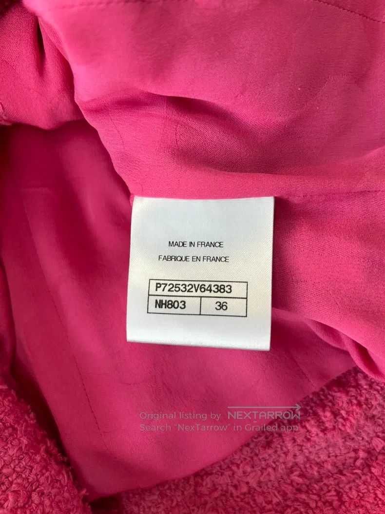 Chanel Chanel 22S spring and summer rose pink short braided vest Size XS / US 0-2 / IT 36-38 - 7 Thumbnail