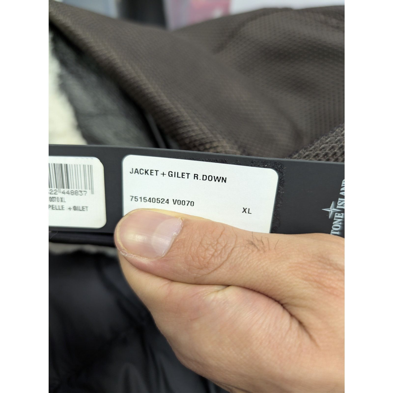 Stone Island o1rshd1 Down Jacket + Gilet in Brown Size US XL / EU 56 / 4 - 23 Thumbnail