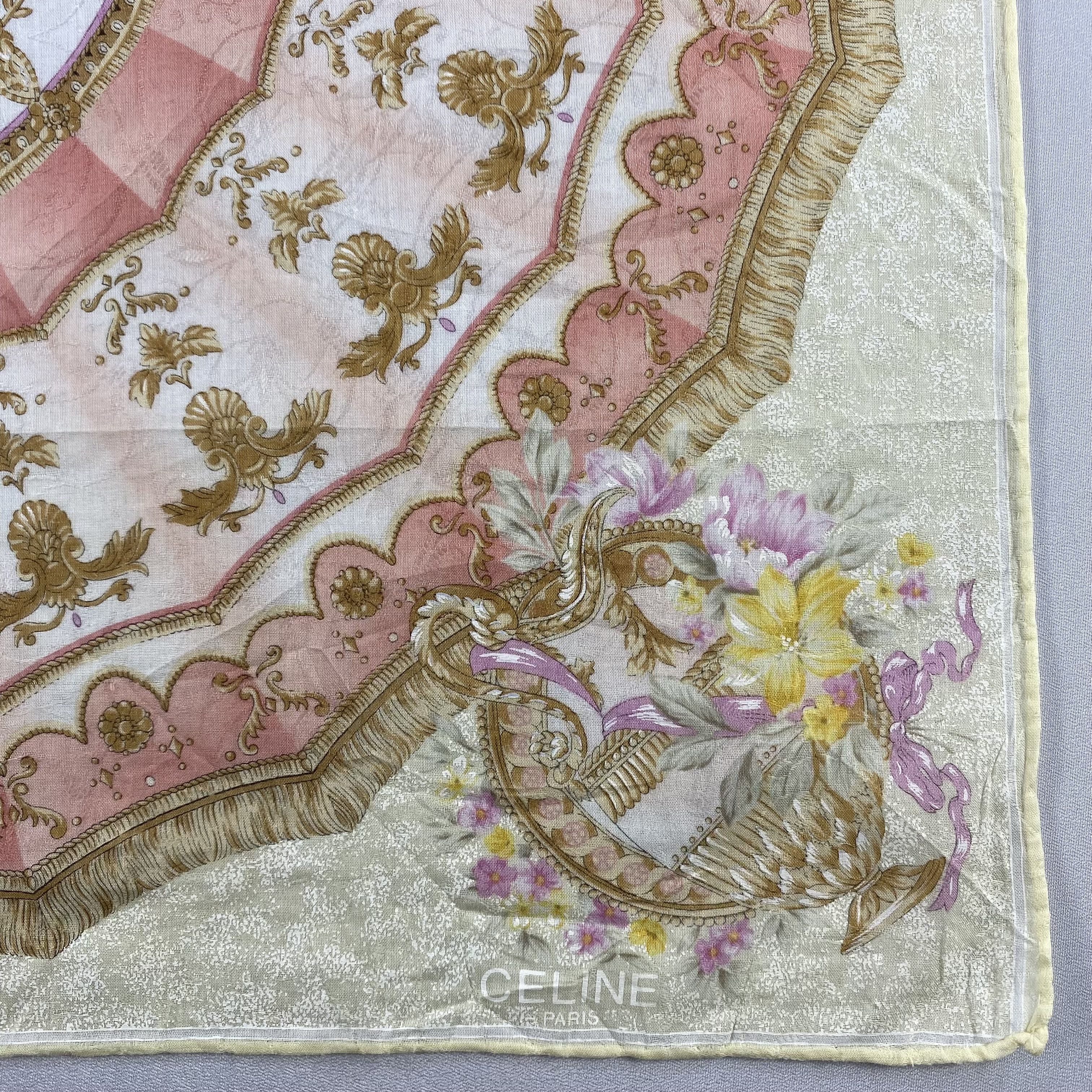 Celine × Vintage Celine Bandana/ Handkerchief / Neckerchief Size ONE SIZE - 3 Thumbnail