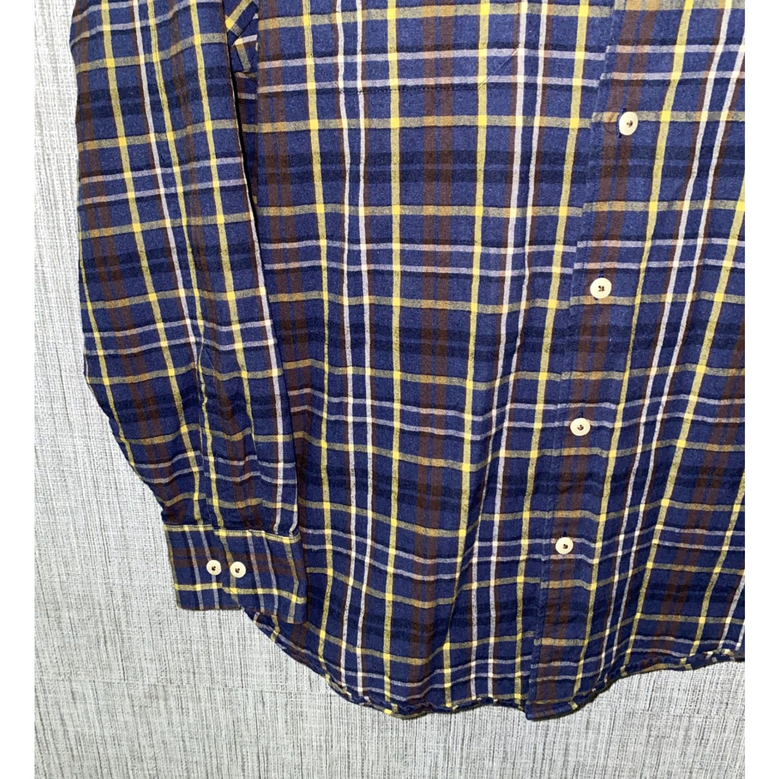 Tommy Bahama Tommy Bahama Shirt Mens XL Multicolor Plaid Long Sleeve Button-Front Button-Down Collar Shirt Fits Regular Size US XL / EU 56 / 4 - 4 Thumbnail