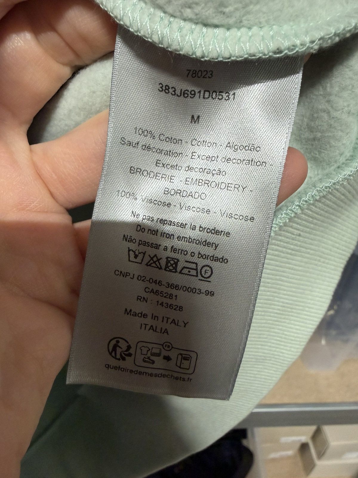 Dior Dior CD Diamond Hoodie NEW 1800$ Size US M / EU 48-50 / 2 - 4 Thumbnail