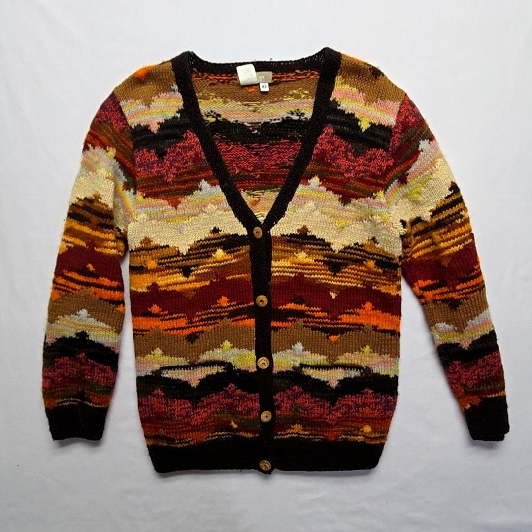 The Territory Ahead Vintage Brown Cardigan The Territory Ahead Sweater Knit XS Size XS / US 0-2 / IT 36-38 - 1 Thumbnail