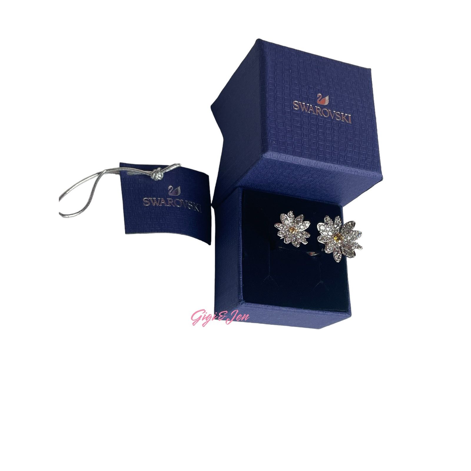 Swarovski Swarovski Eternal Flower open ring Mixed metal finish 50/ 5 Size ONE SIZE - 9 Thumbnail