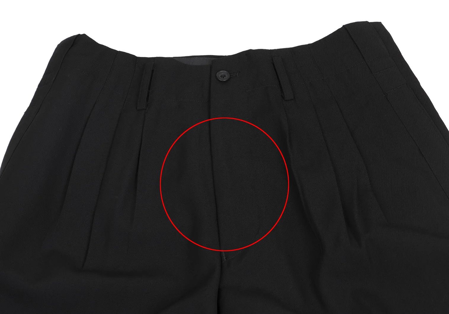 Yohji Yamamoto Yohji Yamamoto Wool Gabardine Pleated Pants Size US 36 / EU 52 - 3 Thumbnail