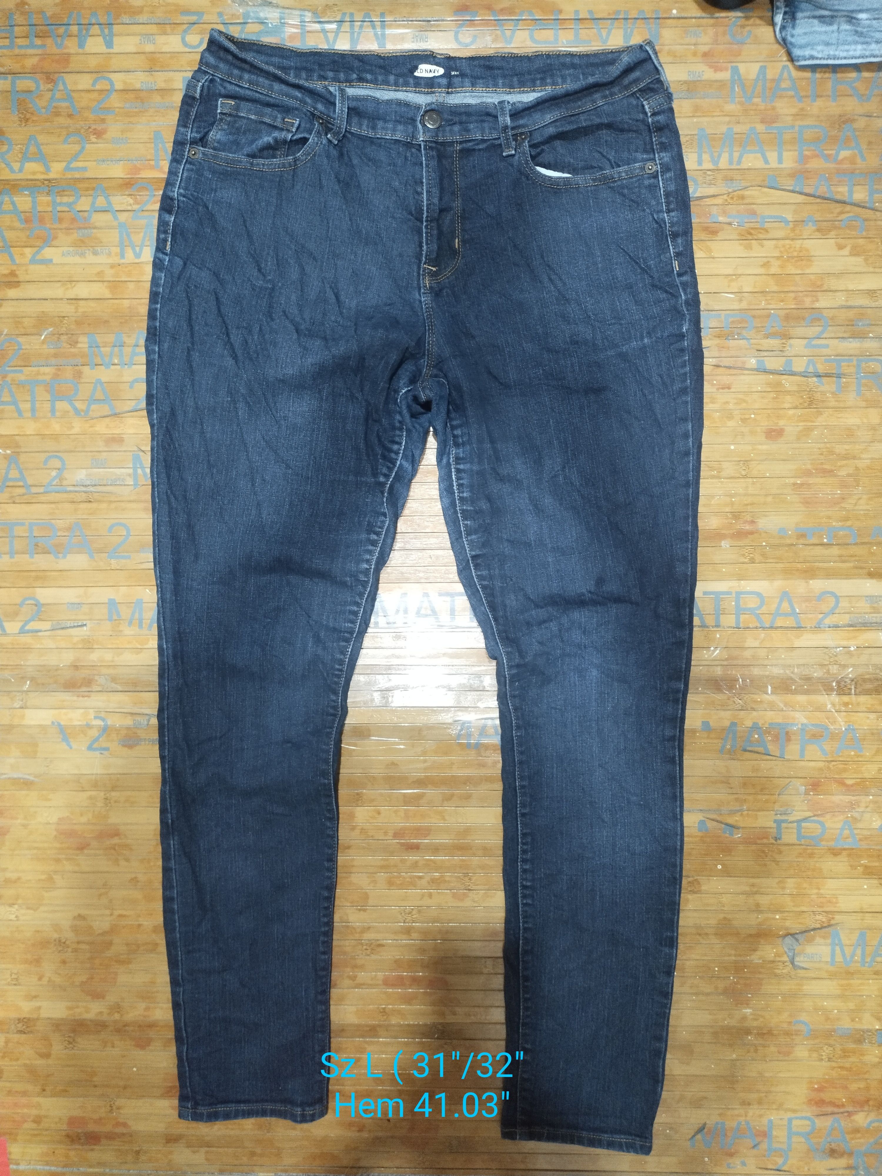 Old Navy × Vintage Jeans Stretch Women Old Navy Sz L ( 31"/32") Size 31" - 1 Thumbnail