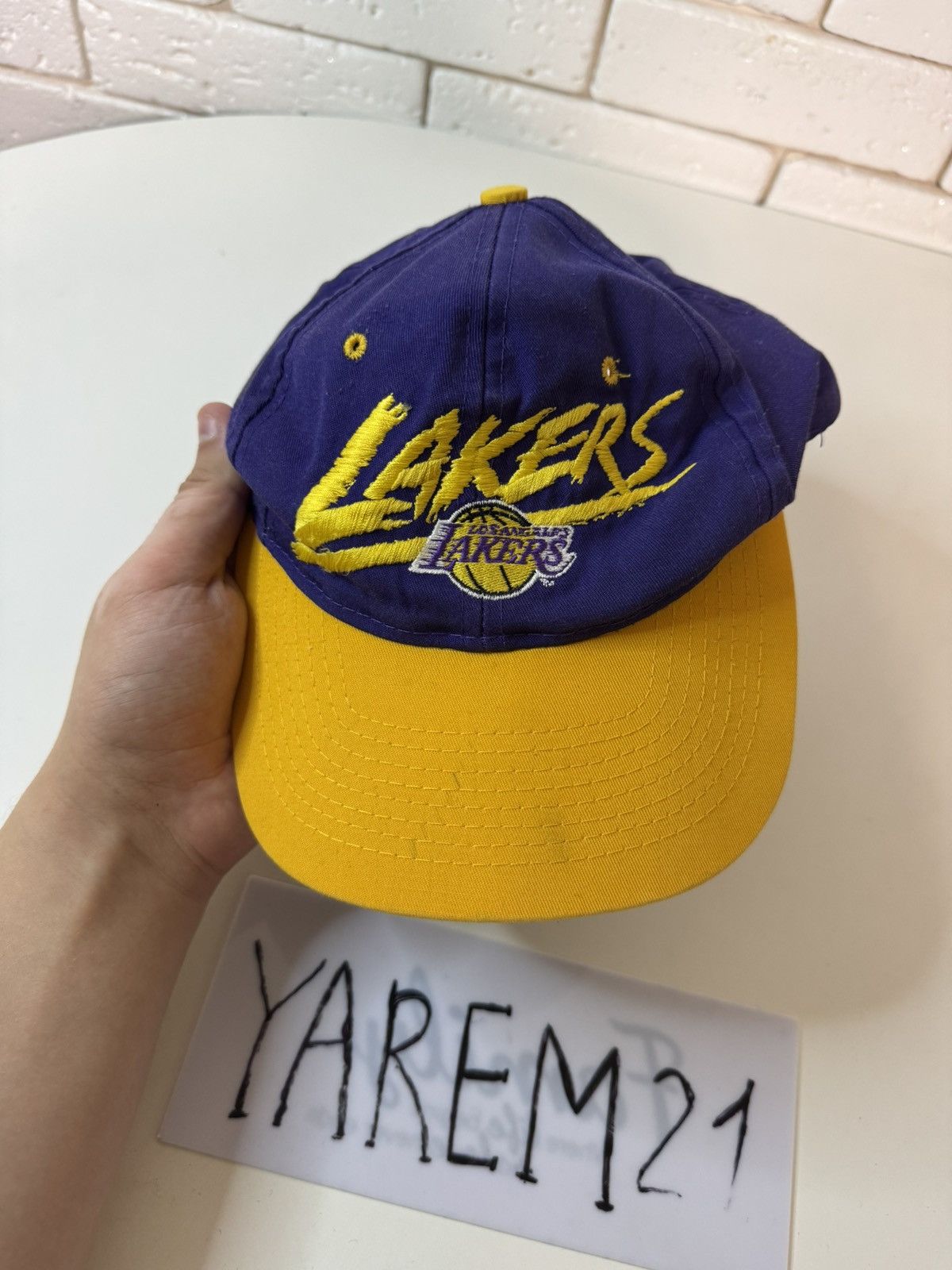 NBA Los Angeles Lakers vintage cap hat Size ONE SIZE - 2 Thumbnail