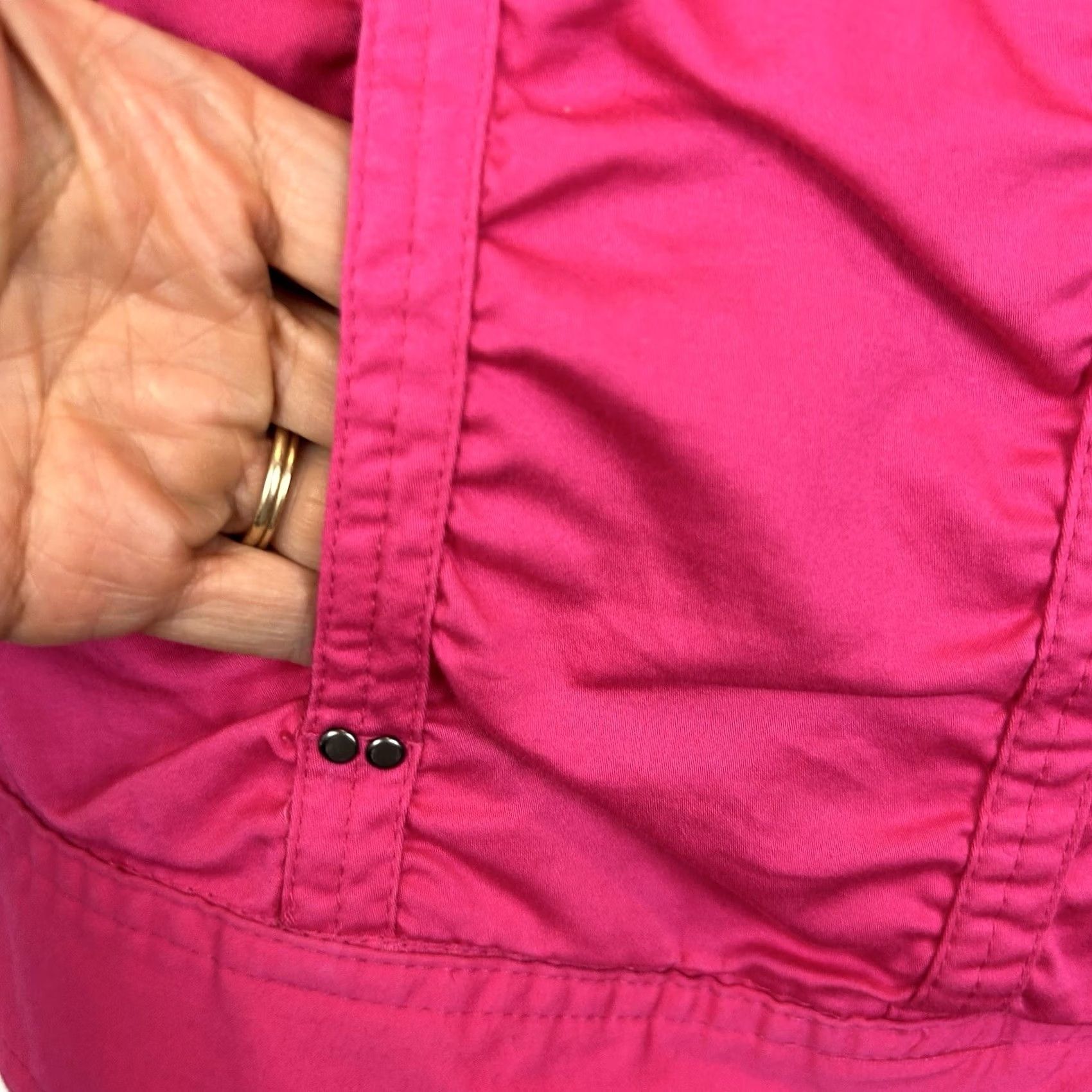 Laura Ashley Laura Ashley Jacket Womens M Short Lined Pink Solid Long Sleeve Zip Size M / US 6-8 / IT 42-44 - 5 Thumbnail