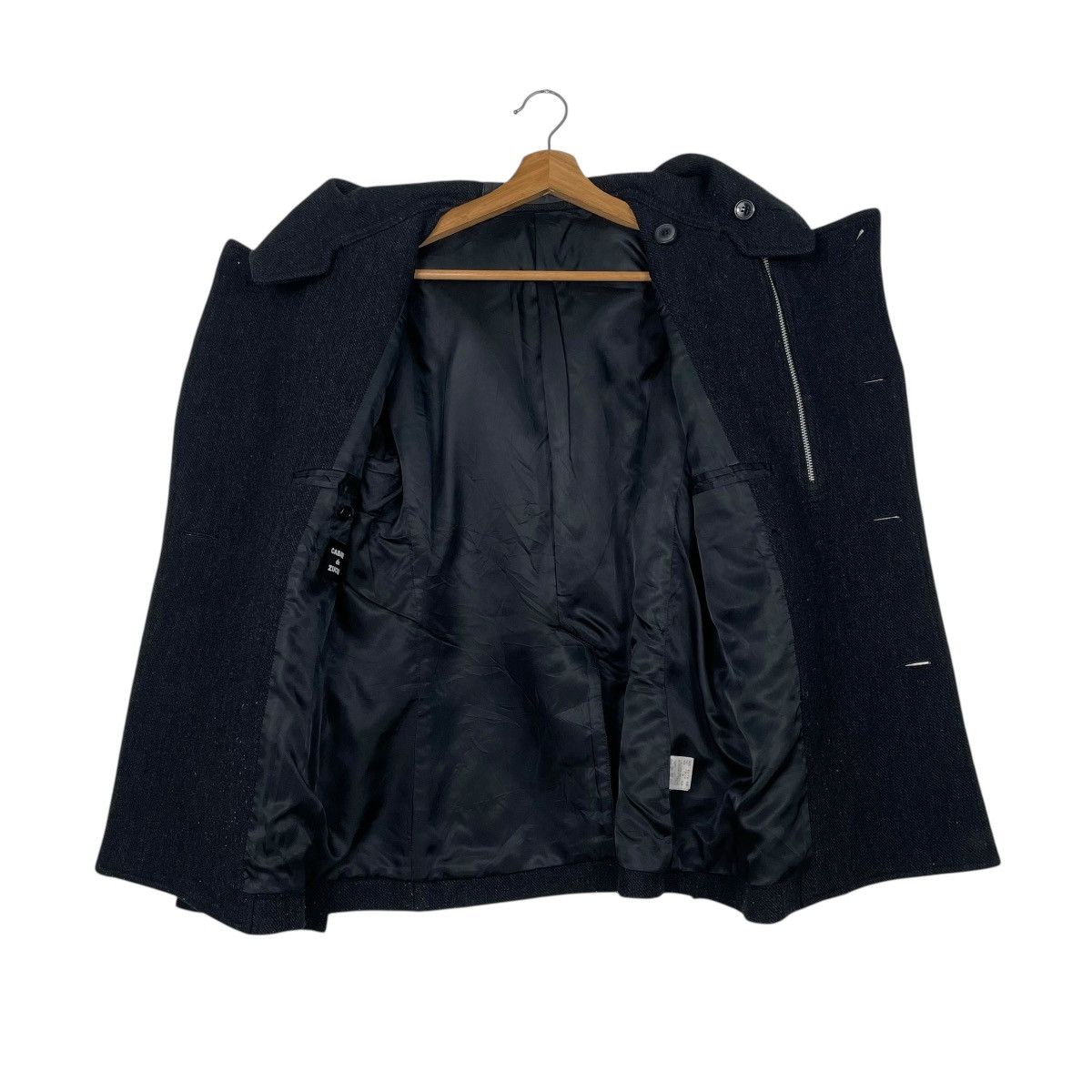 CABANE de ZUCCa Cabane De Zucca Double Breasted Hooded Wool Jacket Size US S / EU 44-46 / 1 - 12 Thumbnail