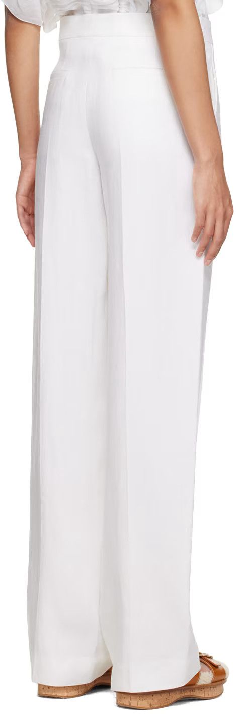 Chloe o1y0825 Sweatpant in White Size 28" / US 6 / IT 42 - 3 Thumbnail