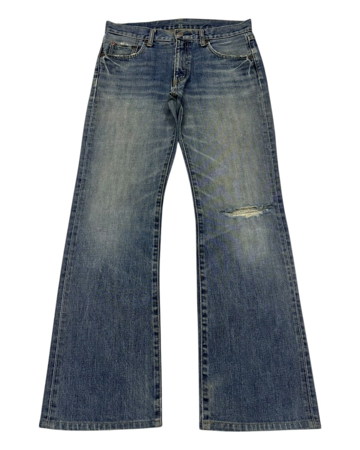 Undercover × Uniqlo 🔥DISTRESSED DENIM BOOTCUT UNIQLO B-002 UNDERCOVER STYLE Size US 32 / EU 48 - 1 Thumbnail