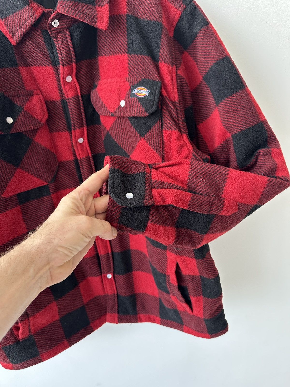 Dickies Dickies Work Flannel Jacket Vintage Shirt Plaid Size US XL / EU 56 / 4 - 6 Thumbnail