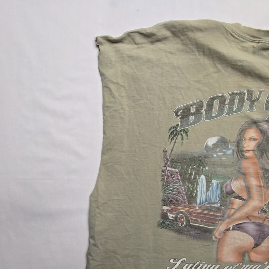 Hanes Vintage Body and Soul Tee Latina Babe Green 2XL Shirt 90s Size US XXL / EU 58 / 5 - 5 Thumbnail