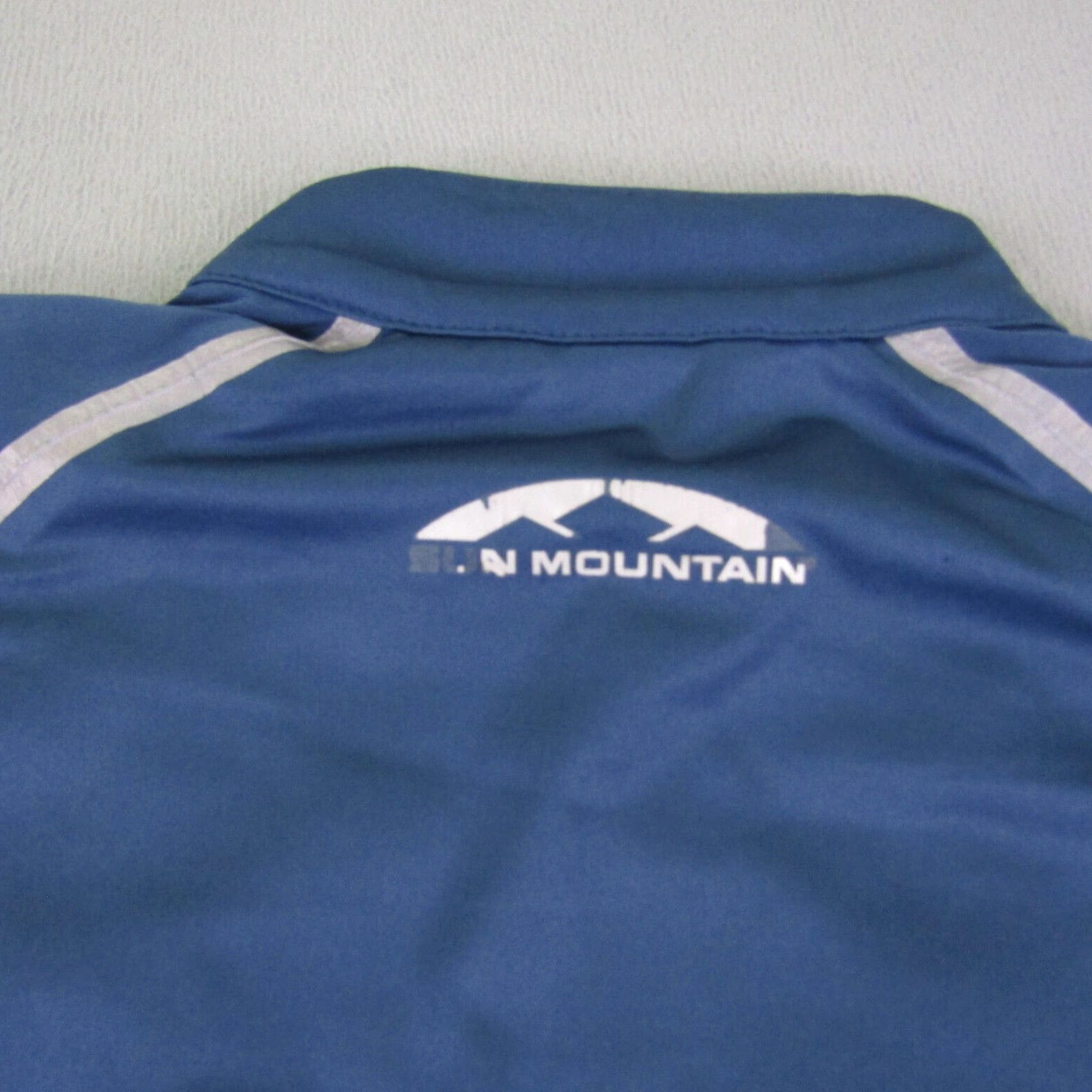 Vintage VINTAGE Sun Mountain Rainflex Jacket Mens Small Blue 1/4 Zip Waterproof Windbreaker Golf Mens Size US S / EU 44-46 / 1 - 6 Thumbnail