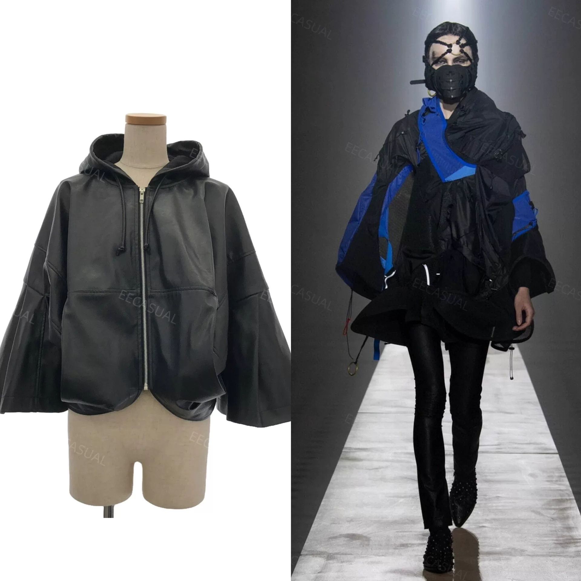 Junya Watanabe junya watanabe black lantern sleeve jacket Size US XS / EU 42 / 0 - 1 Thumbnail