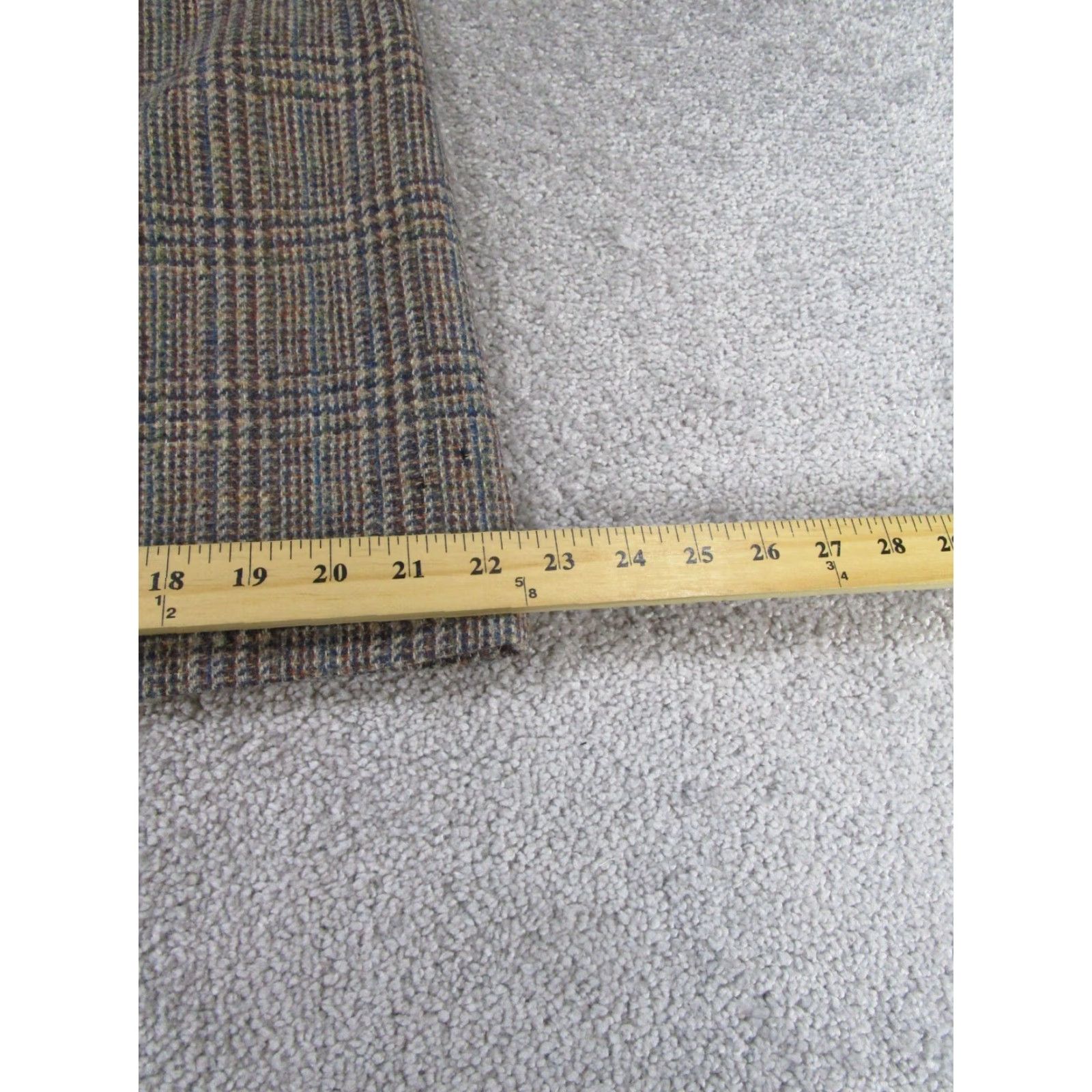 Brooks VINTAGE David Brooks Wool Check Midi Skirt Womens Size 8 Brown A-Line Casual Size 30" / US 8 / IT 44 - 4 Thumbnail