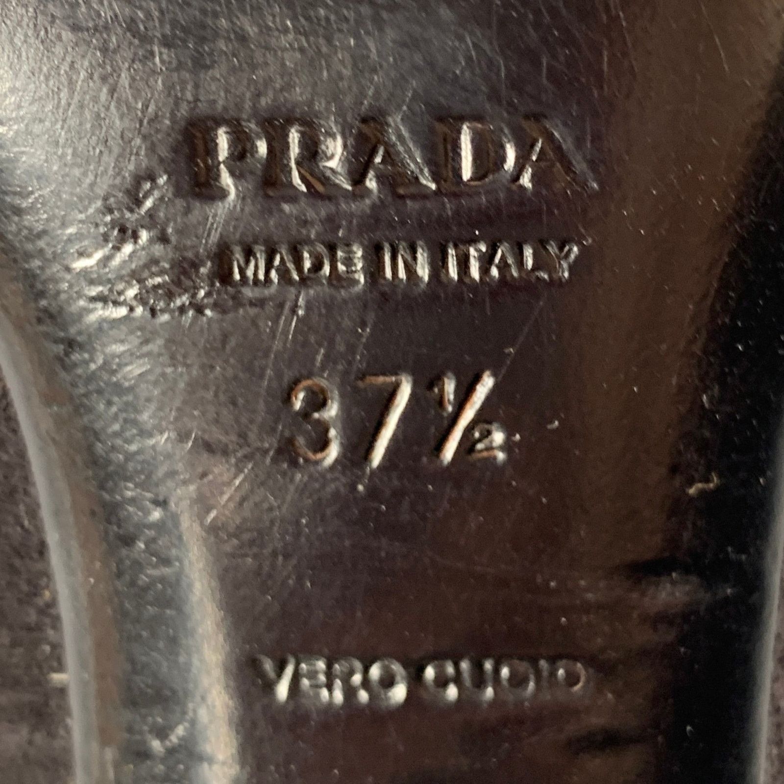Prada PRADA Size 7.5 Black Suede Beaded Embellishment Heels Pumps Size US 7.5 / IT 37.5 - 8 Thumbnail