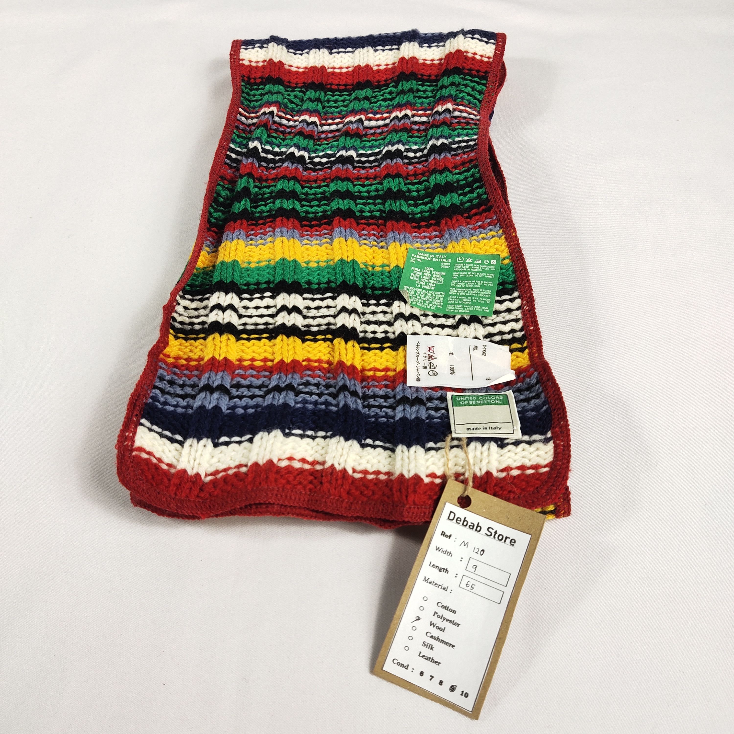 United Colors Of Benetton United Colors Of Benetton Scarf / Muffler / Neckwear M120 Size ONE SIZE - 3 Thumbnail